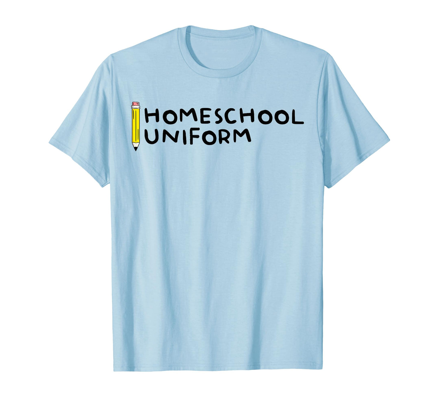 Homeschool Uniform Funny Homeschooling Back to School Kids T-Shirt