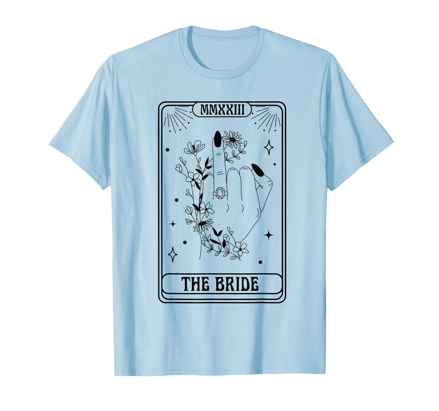 The Bride Gothic Bachelorette Spooky Season Matching T-Shirt