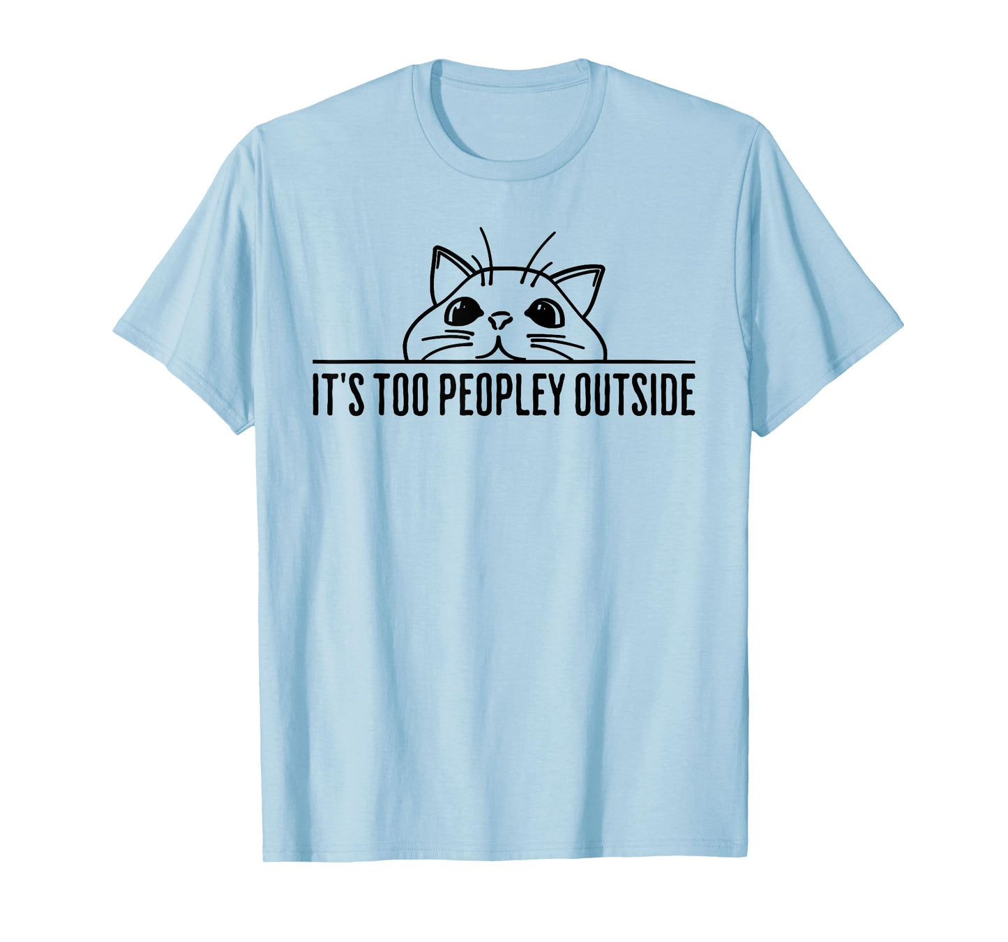 Introvert Cat Lover Cute Funny T-Shirt