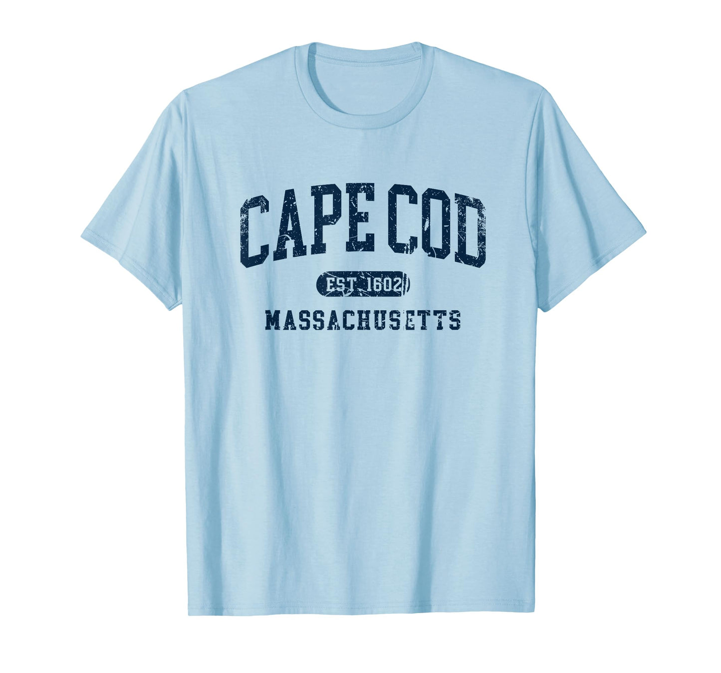 Vintage Cape Cod Est 1602 Massachusetts MA Retro distressed T-Shirt