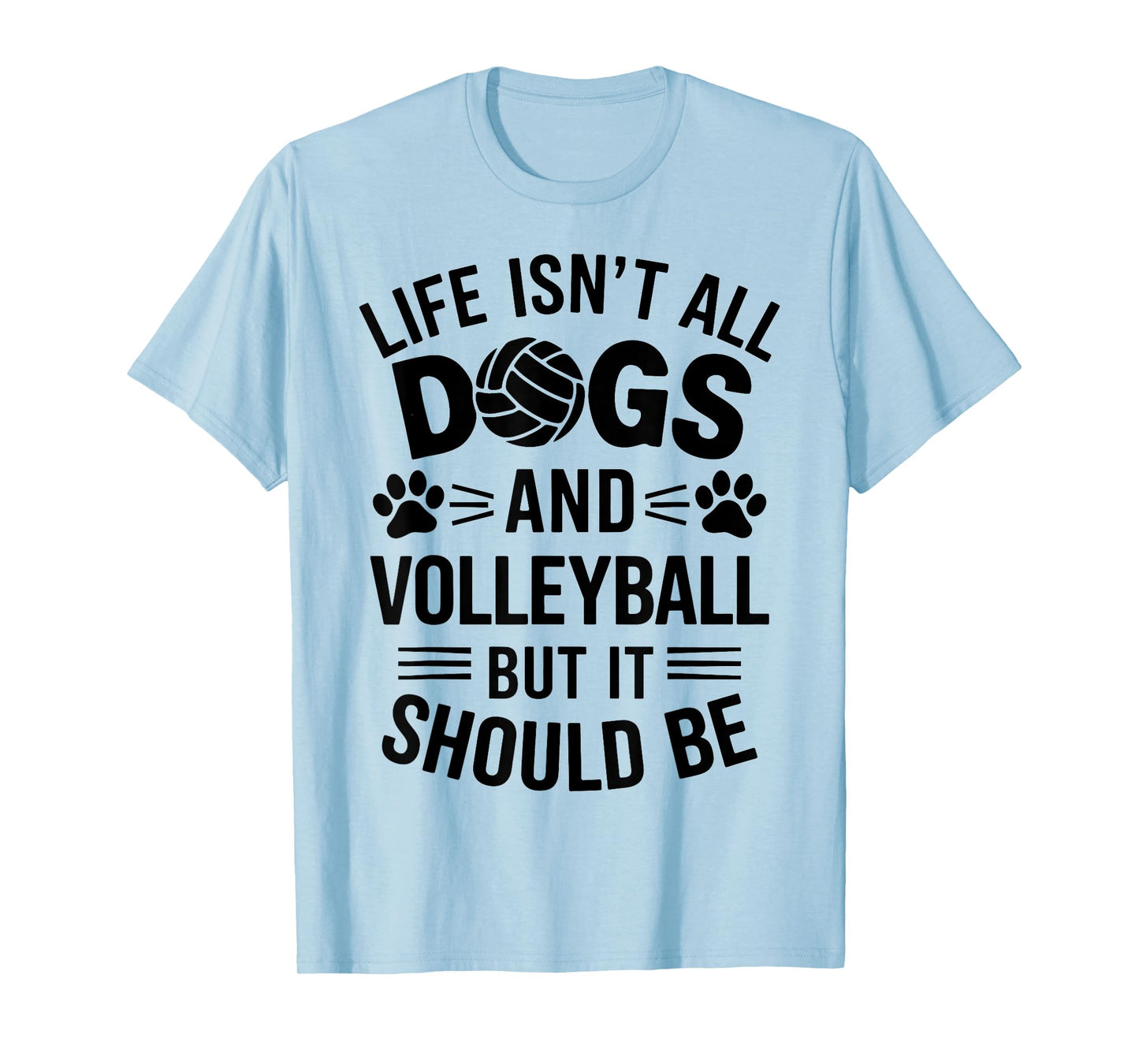 Dogs And Volleyball Funny Volleyball T-Shirt