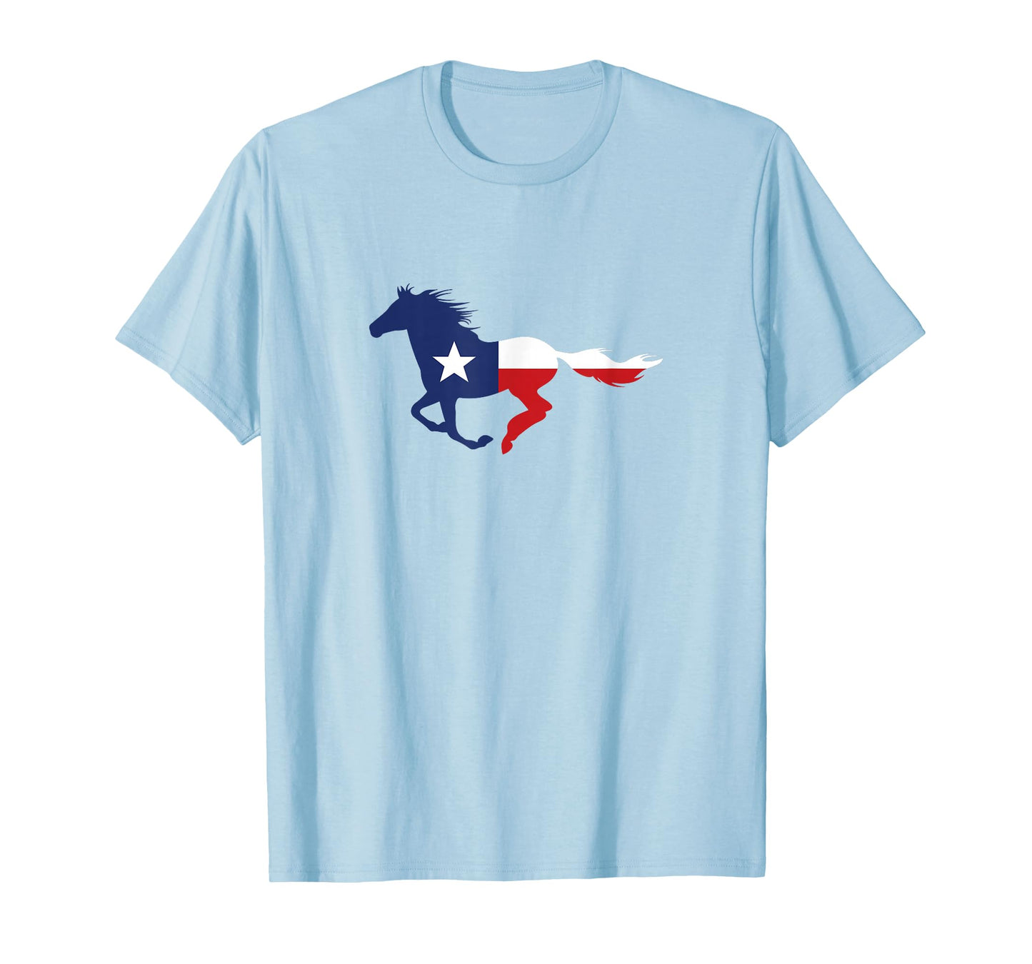 Texas State Flag Running Horse T-Shirt T-Shirt