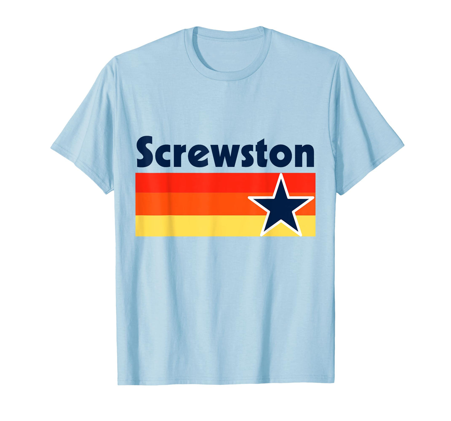 Screwston Texas H-town Houston Retro T-Shirt