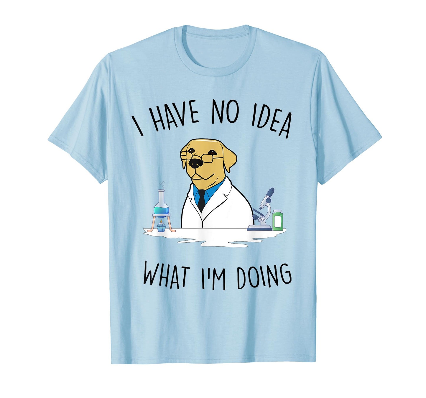 Laboratory Retriever Golden Chemistry Laboratory T-Shirt