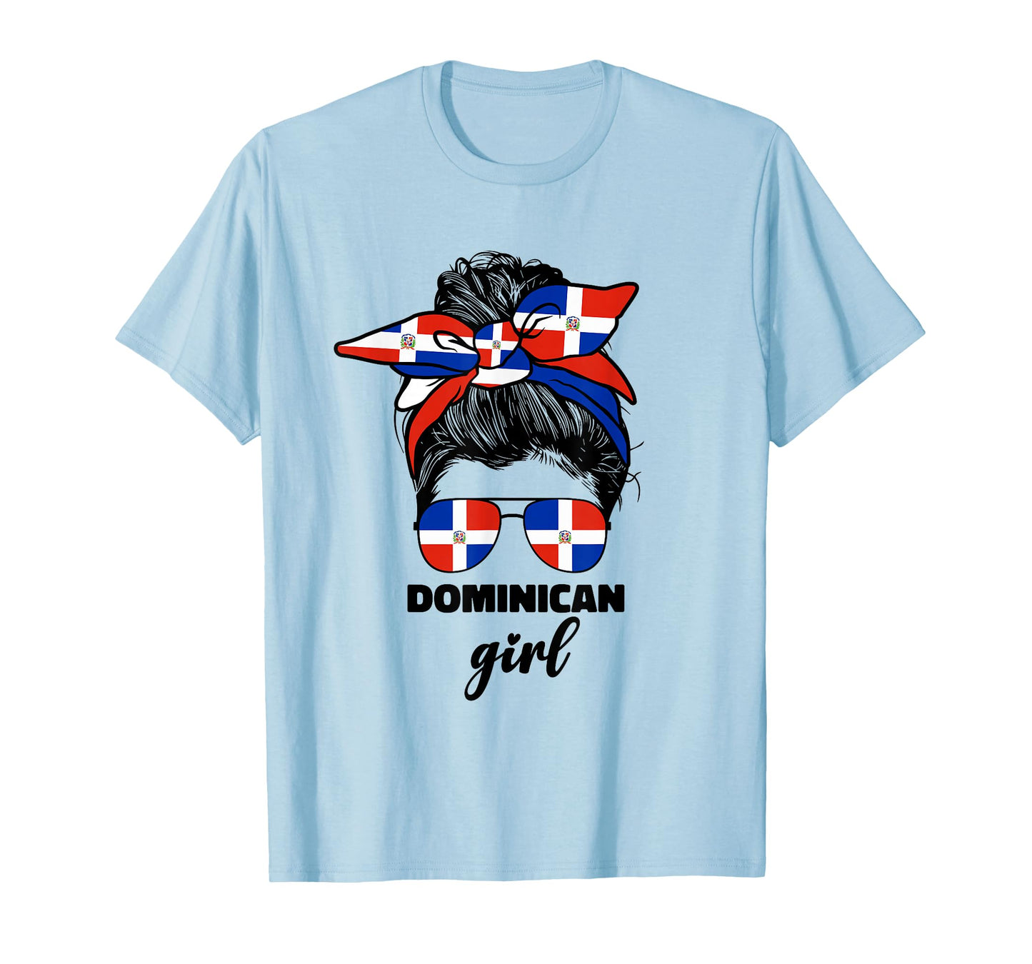 Dominican Girl For Women Republic República Dominicana Flag T-Shirt