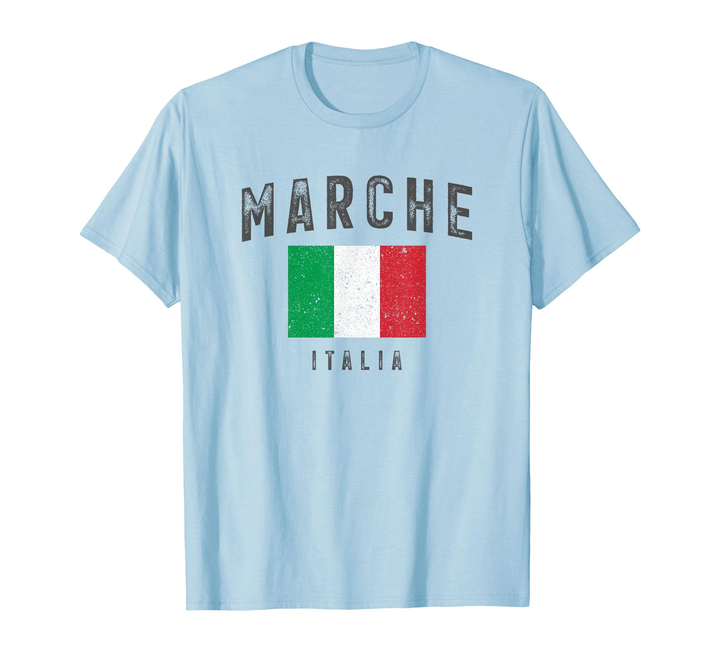 Marche Region Italy Italia Flag Italian Home Root Love T-Shirt