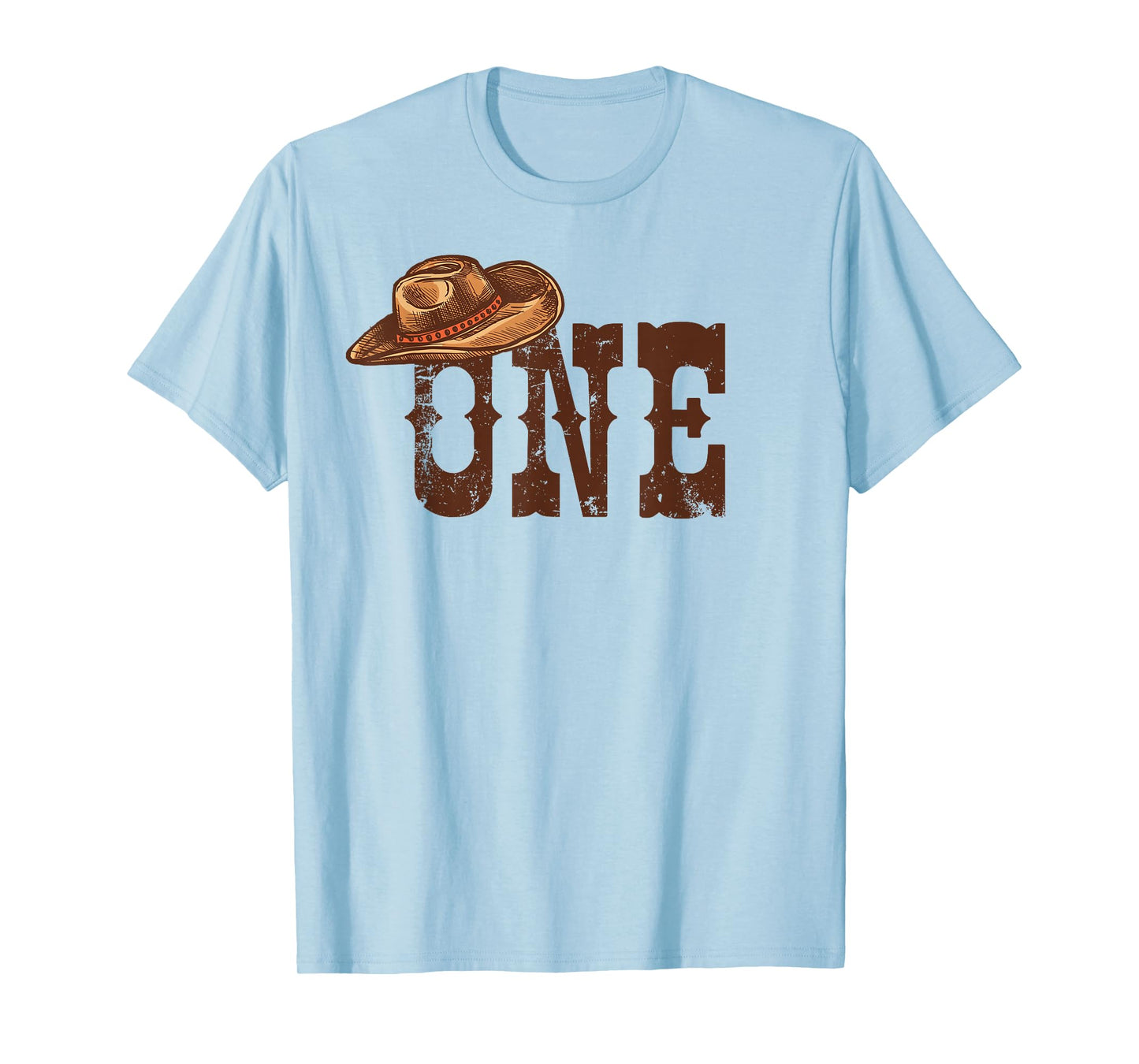 Western Country Family 1st Birthday Cowboy Cowgirl Matching T-Shirt