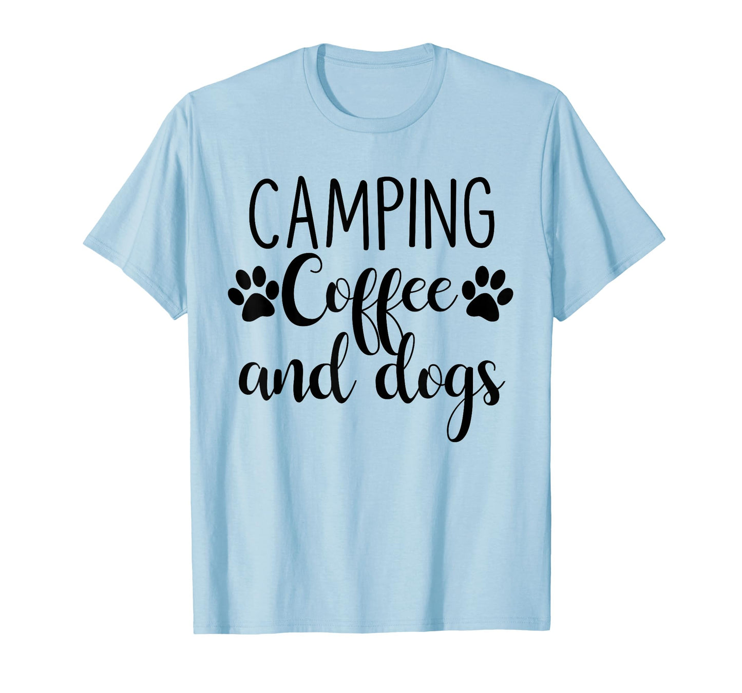 Camping Coffee And Dogs T-Shirt