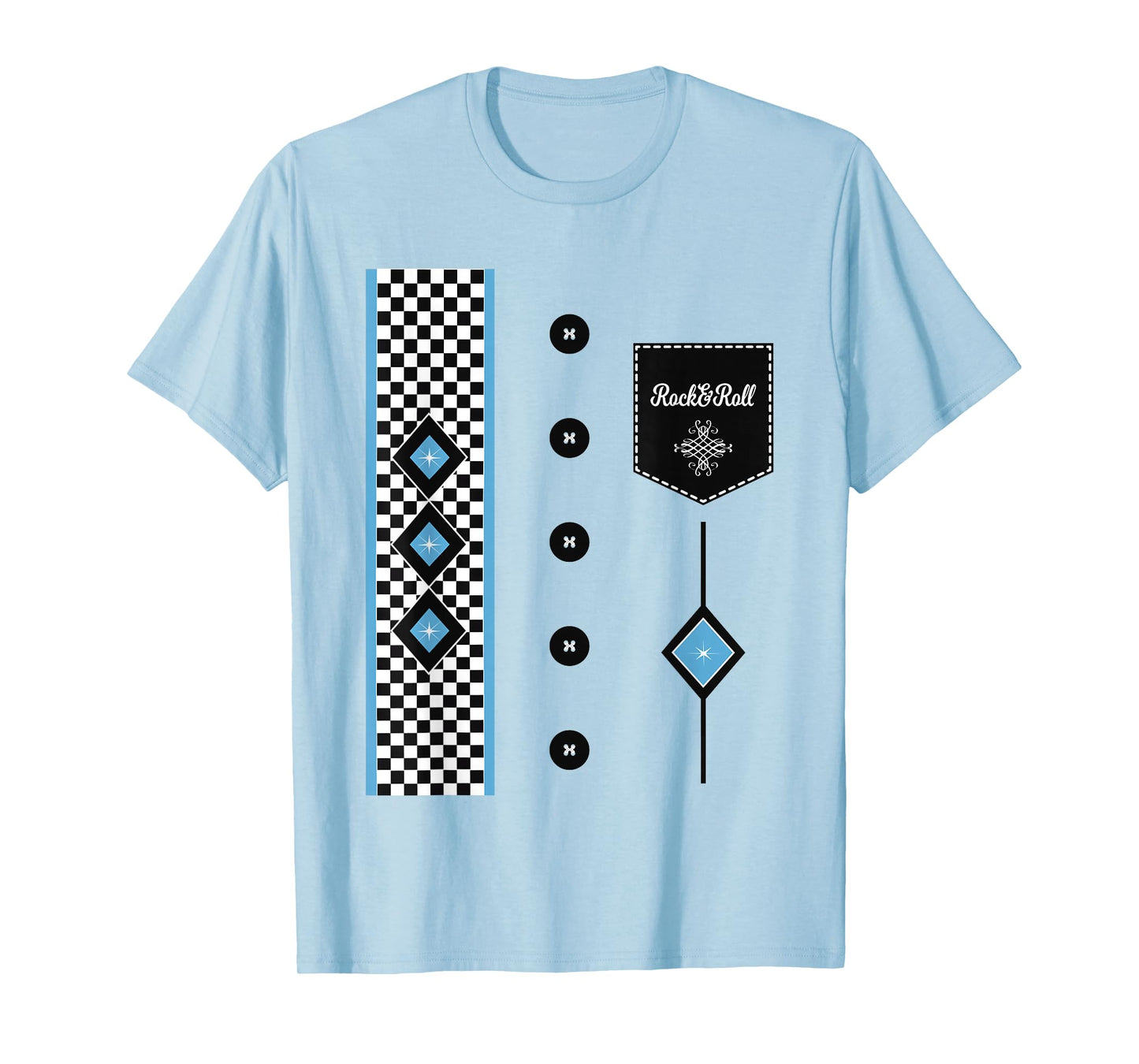 1950s Sock Hop Costume Retro 50s Rockabilly Bowling T-Shirt
