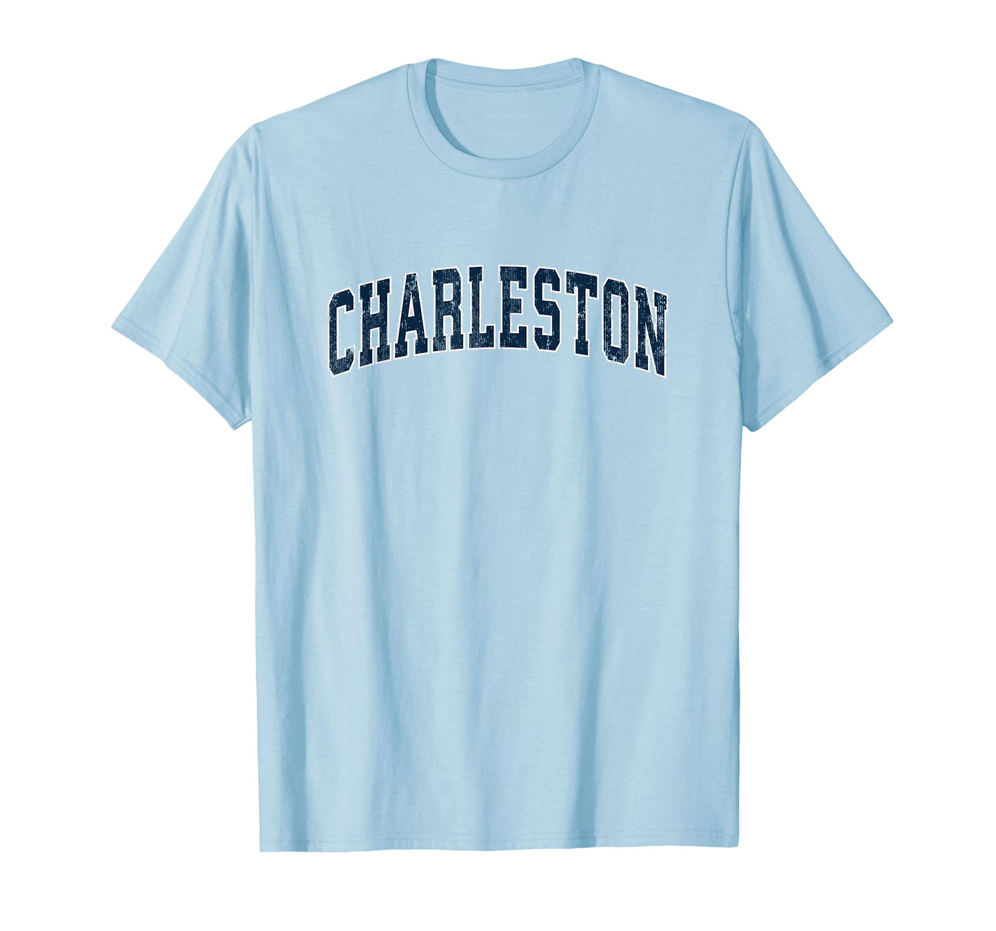 Charleston South Carolina SC Vintage Sports Design Navy Desi T-Shirt