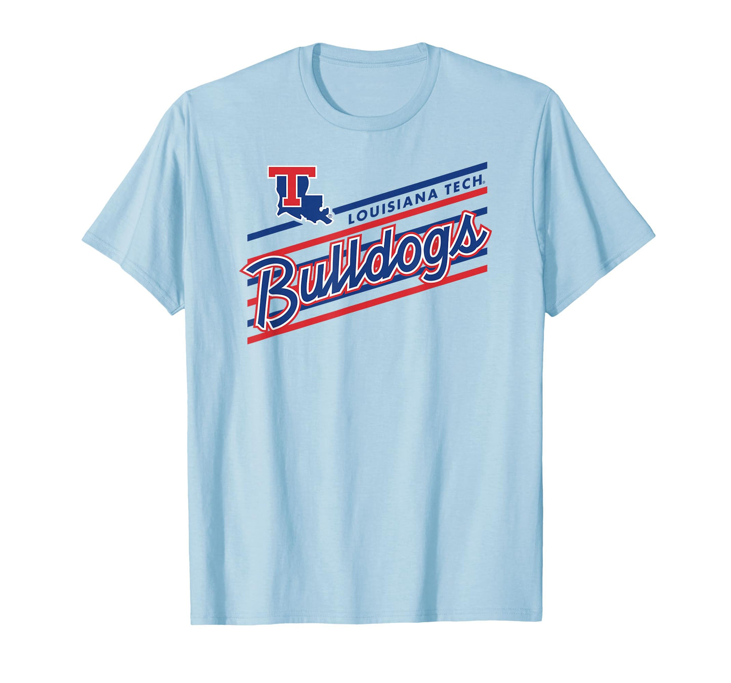 Louisiana Tech Bulldogs Retro Performer Gray T-Shirt