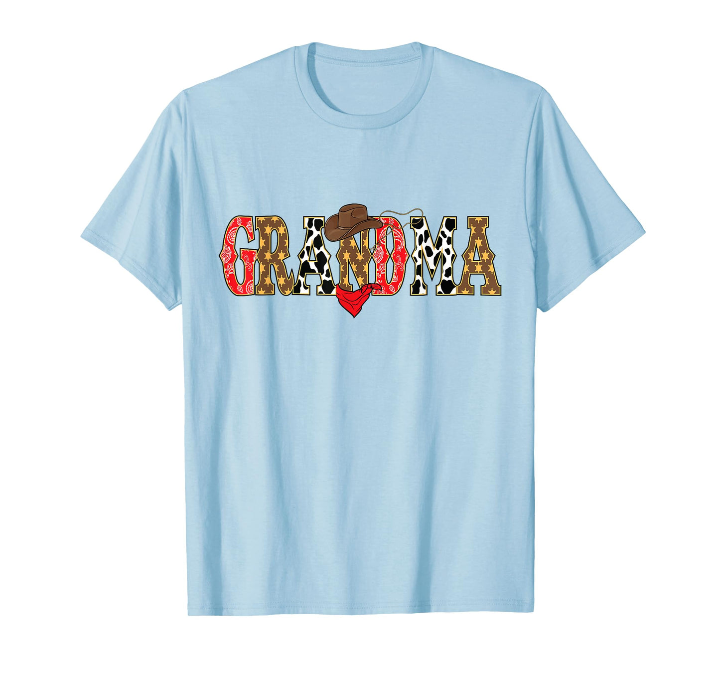 Grandma Western Family Matching Birthday Cowboy Cowgirl T-Shirt