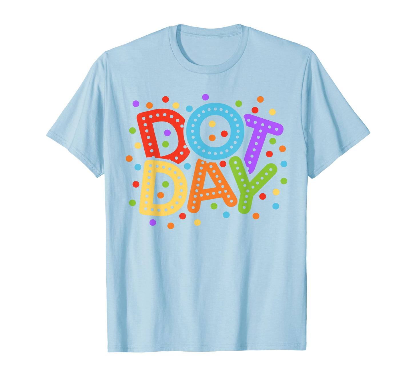 Dot Day 2025 Toddlers Kids Girls Colorful Polka Dot Day T-Shirt