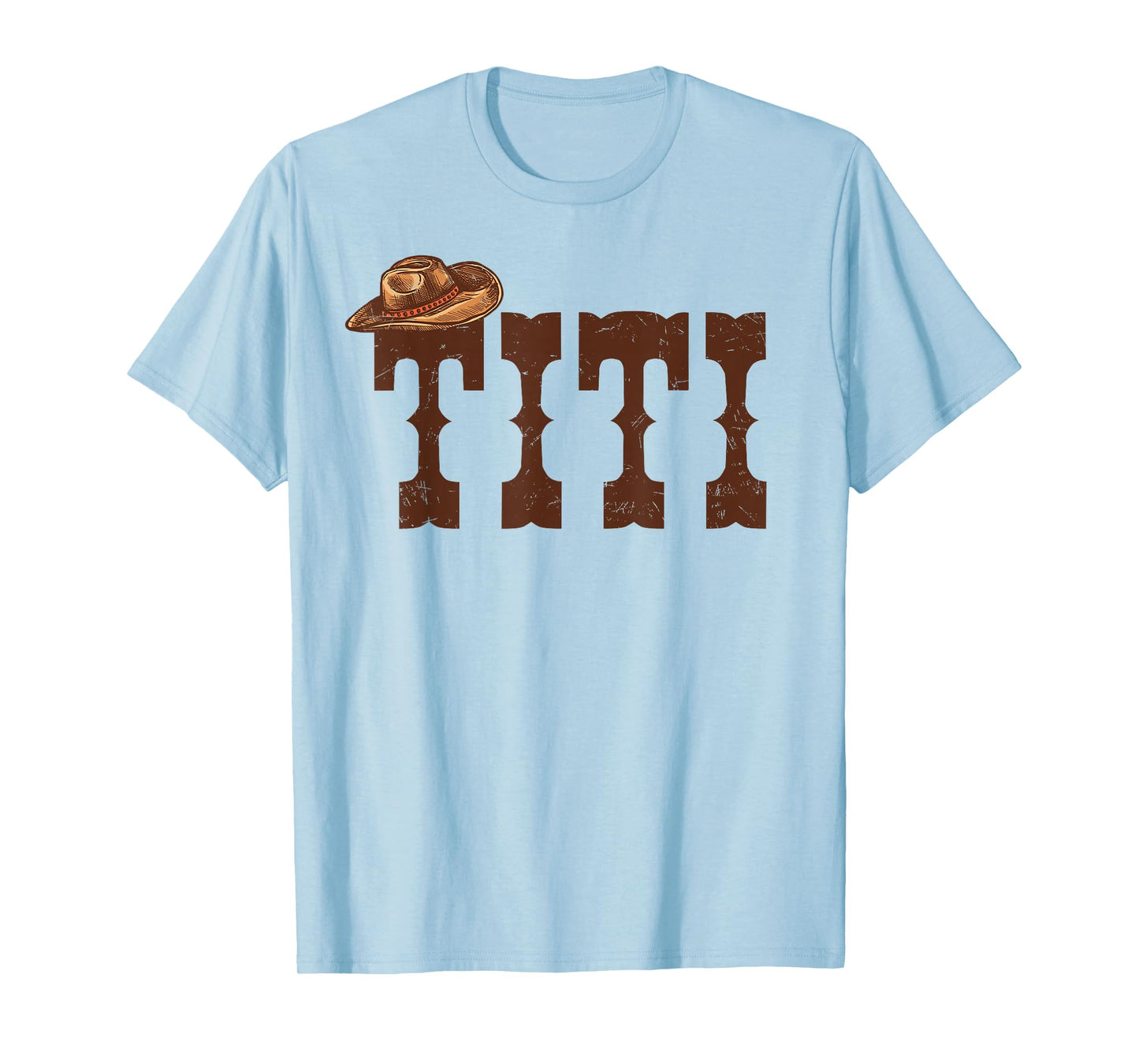 Titi Aunt Western Family Matching Birthday Cowboy Cowgirl T-Shirt