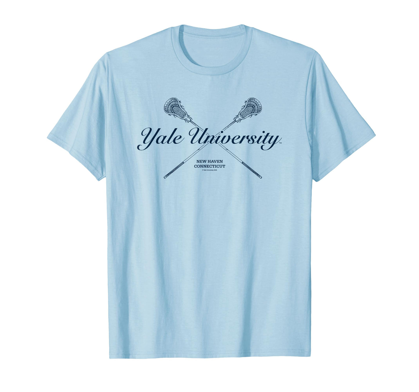 Yale University New Haven Connecticut Lacrosse Team Logo T-Shirt