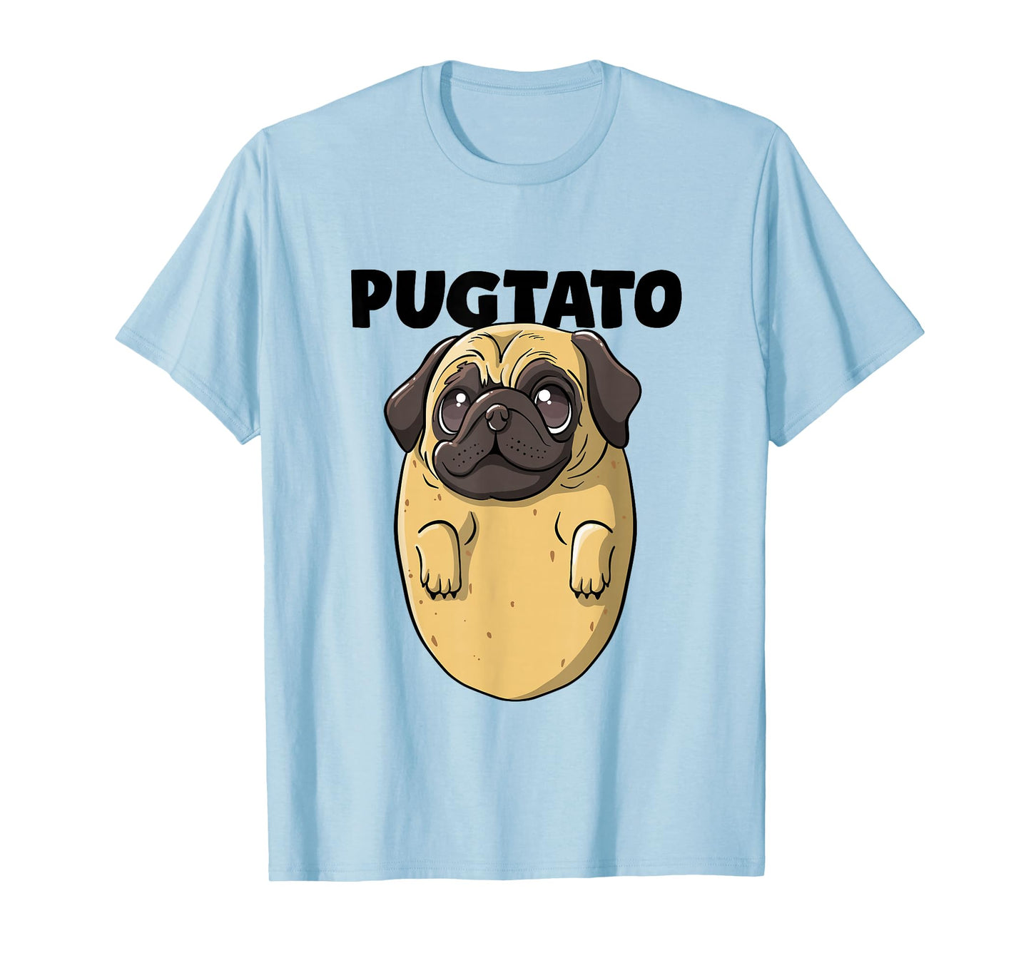 Pugtato Pug Lover Pug Dogs Cute Pug Face Funny Pug Owner Pug T-Shirt