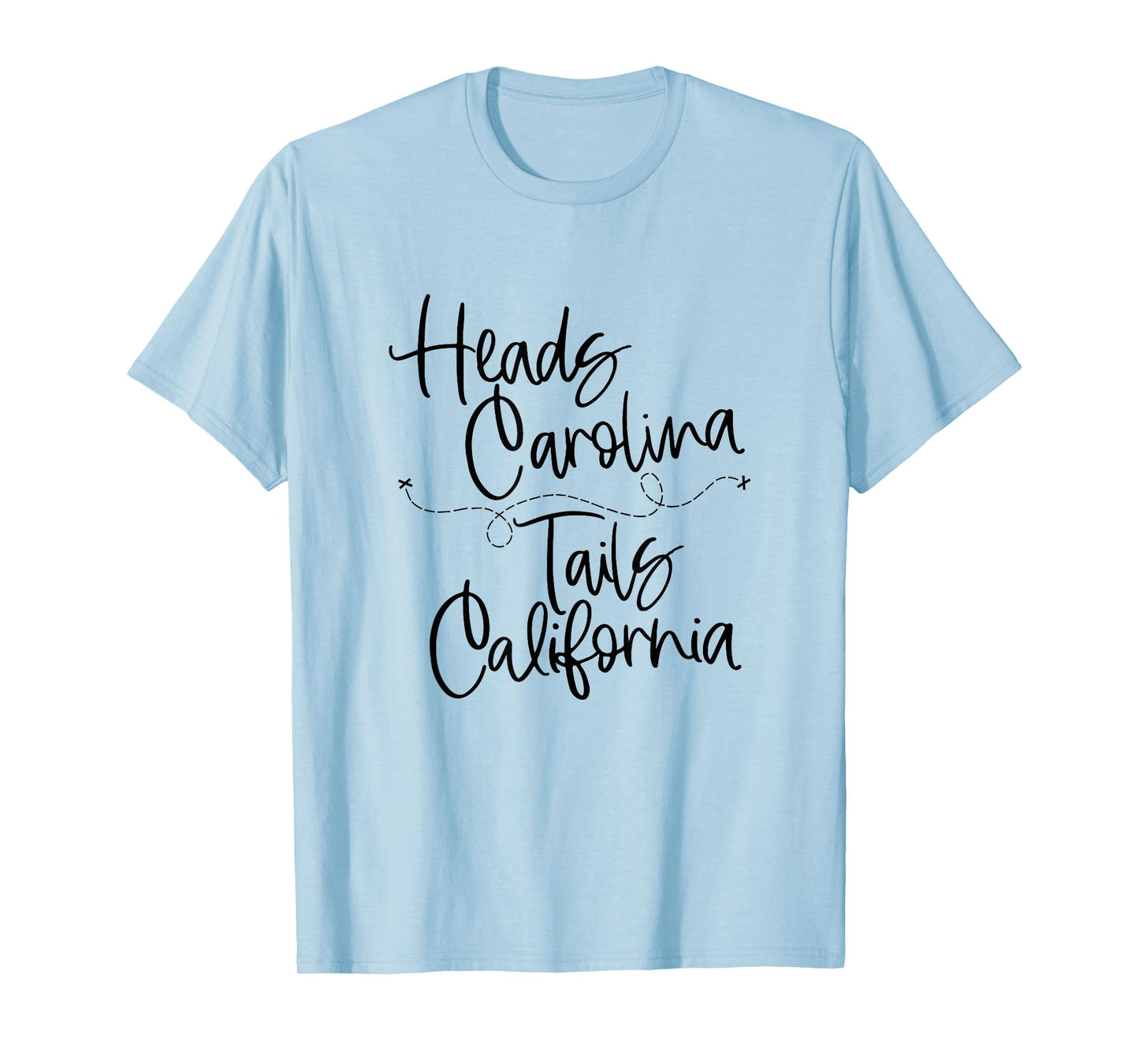 Heads Carolina Tails California 90's Country Design T-Shirt