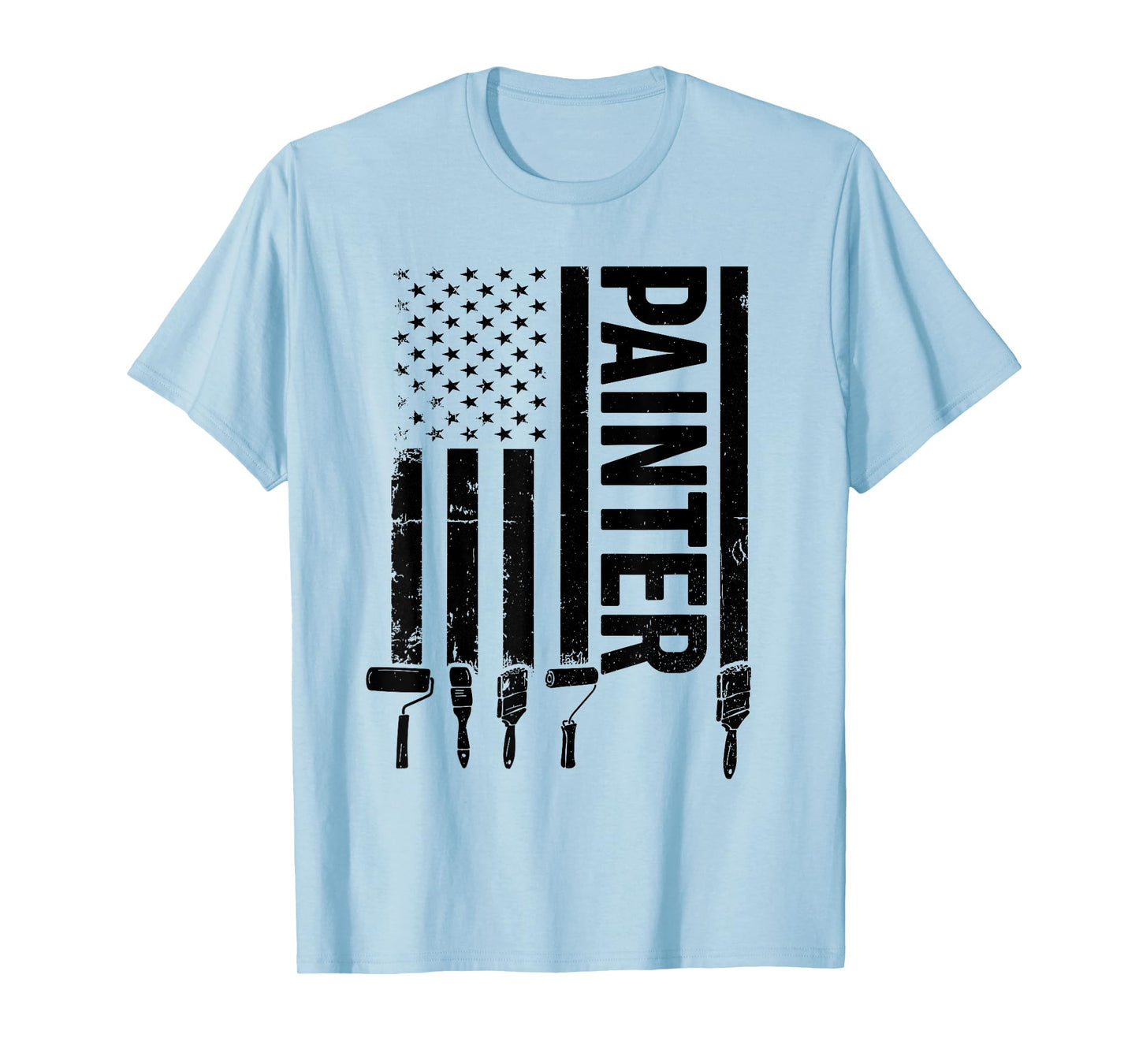 Painter US Flag Painting US Flag Painter T-Shirt