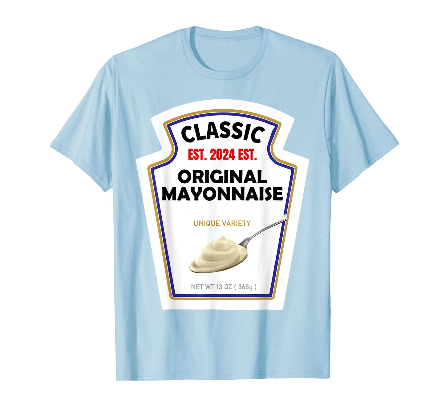White Mayonnaise DIY Halloween Costume Couples & Group Mayo T-Shirt