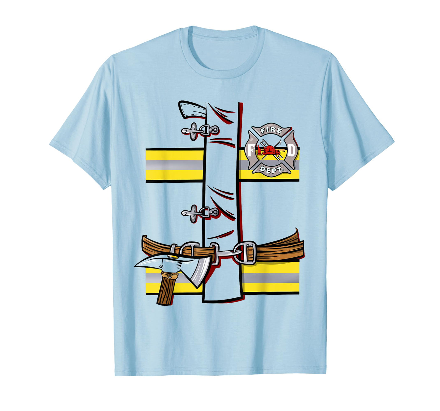 Firefighter Costume Shirt for Halloween