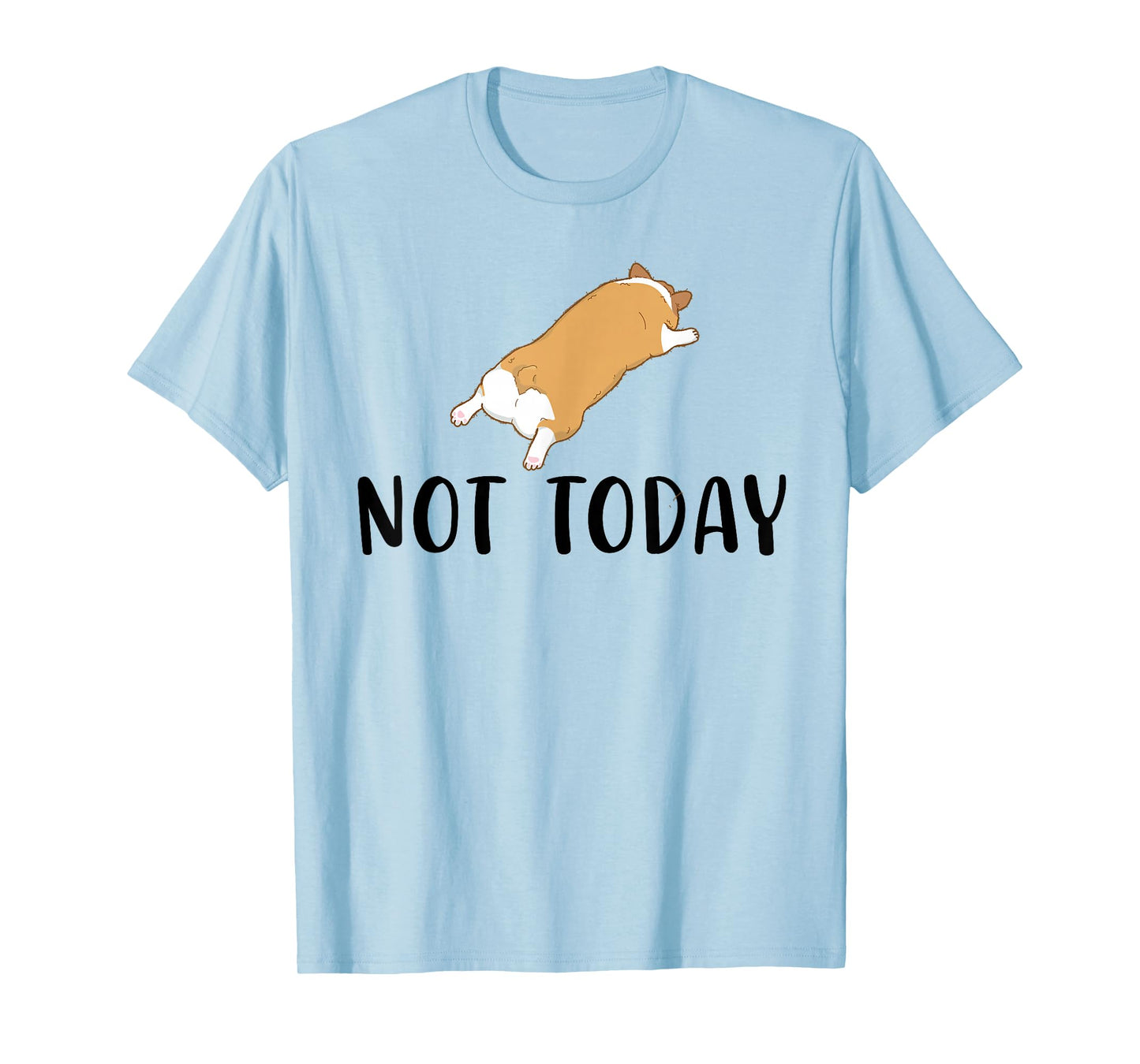 Corgi Funny Not Today Corgi Dog Lover T-Shirt