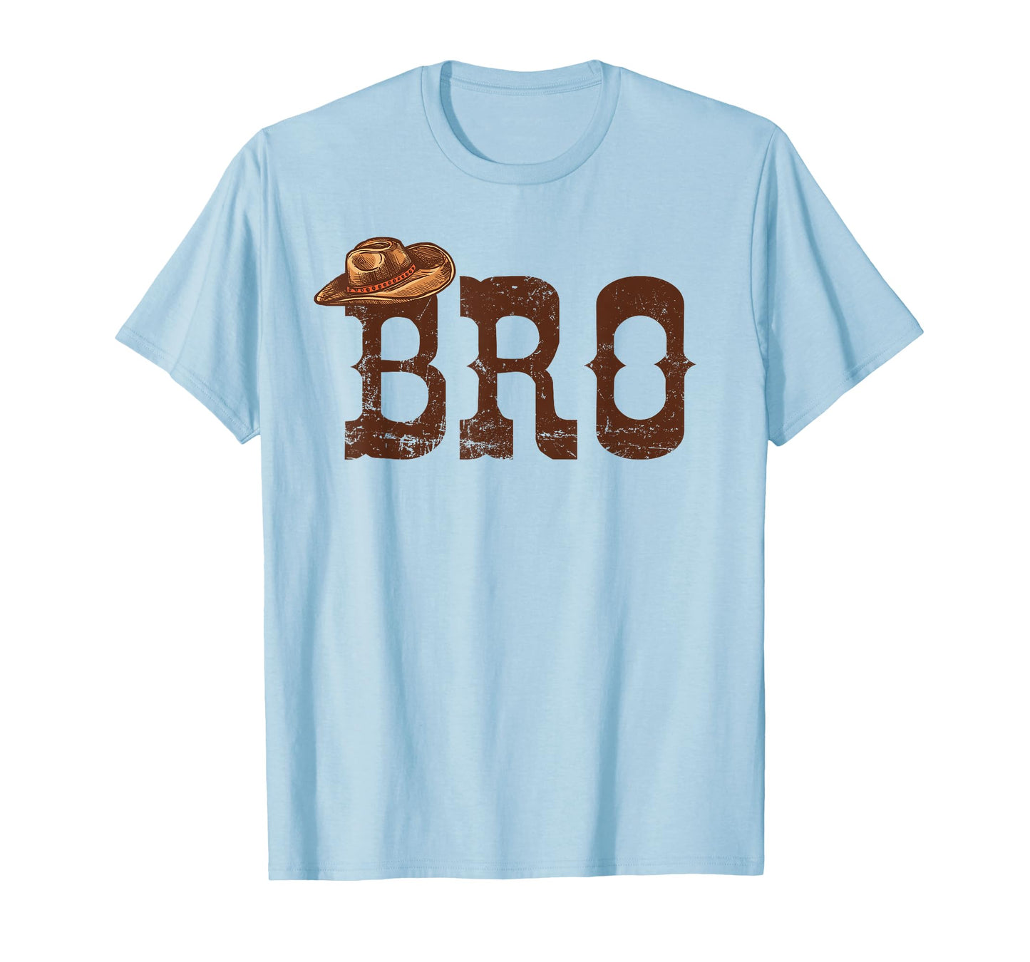 Bro Brother Western Family Matching Birthday Cowboy Cowgirl T-Shirt