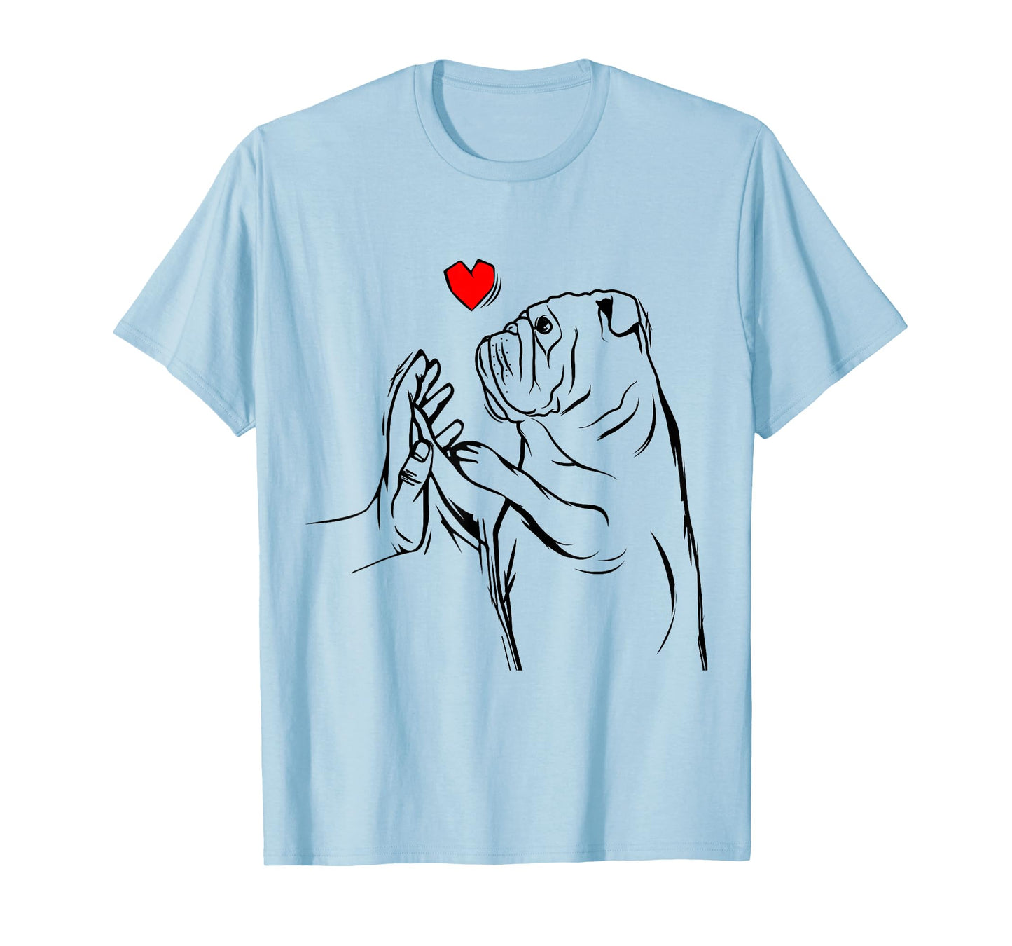 English Bulldog Love Bully Wifey Gift Idea T-Shirt