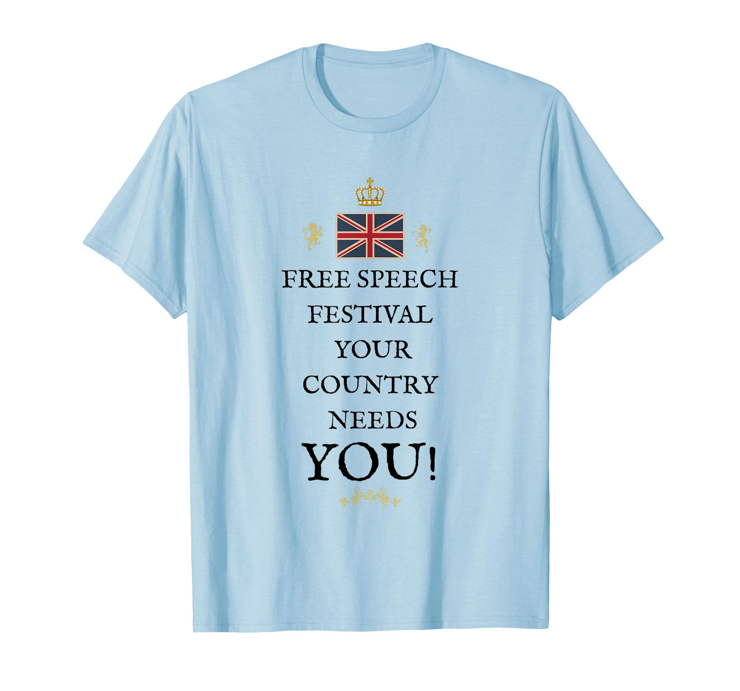 Patriotic Britain Proud Pride Supporters British Free Speech T-Shirt