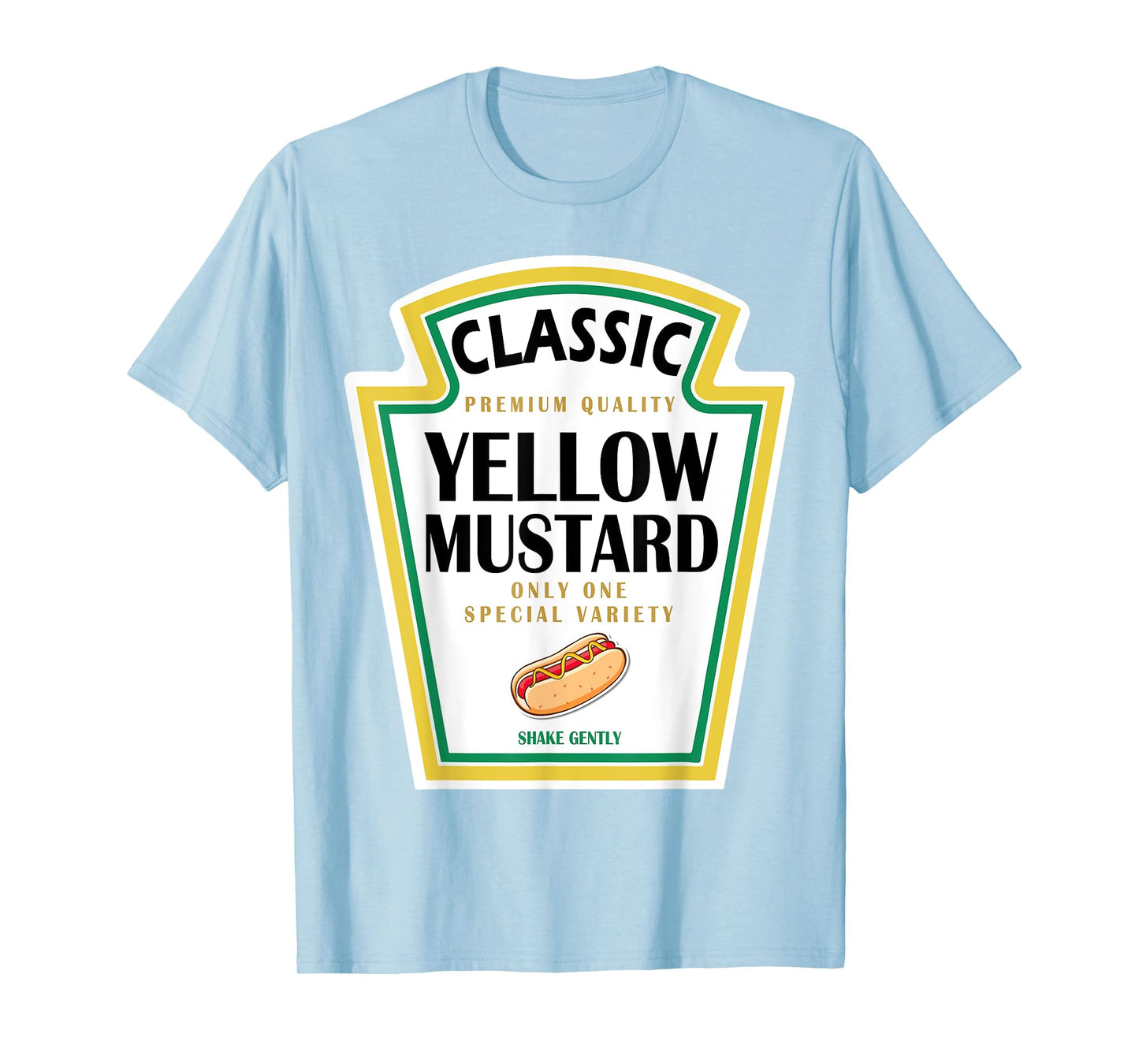 Yellow Mustard DIY Halloween Costume Matching Group Mustard T-Shirt