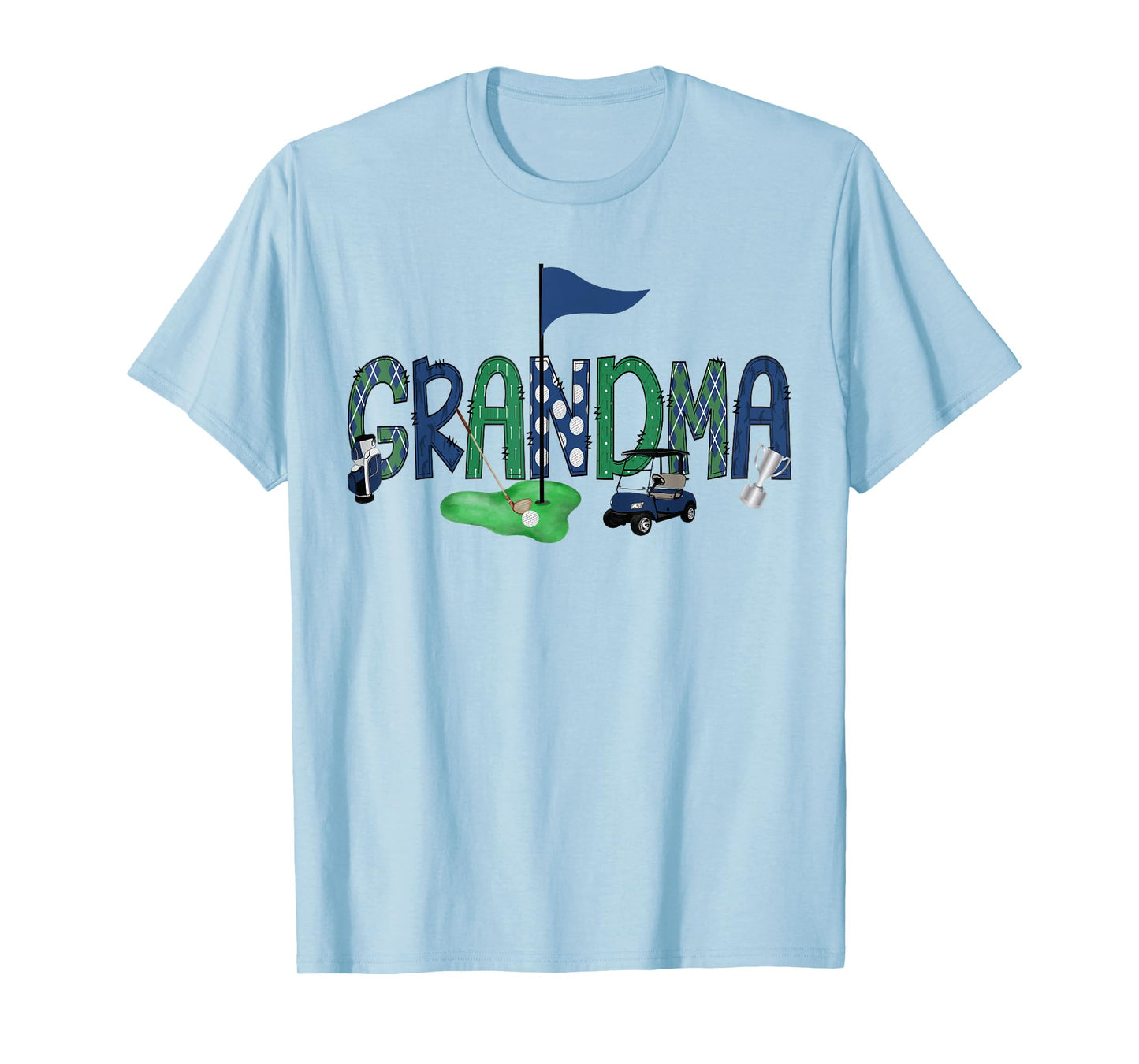 Grandma Of The Birthday Boy Hole in One Golf Sport Matching T-Shirt