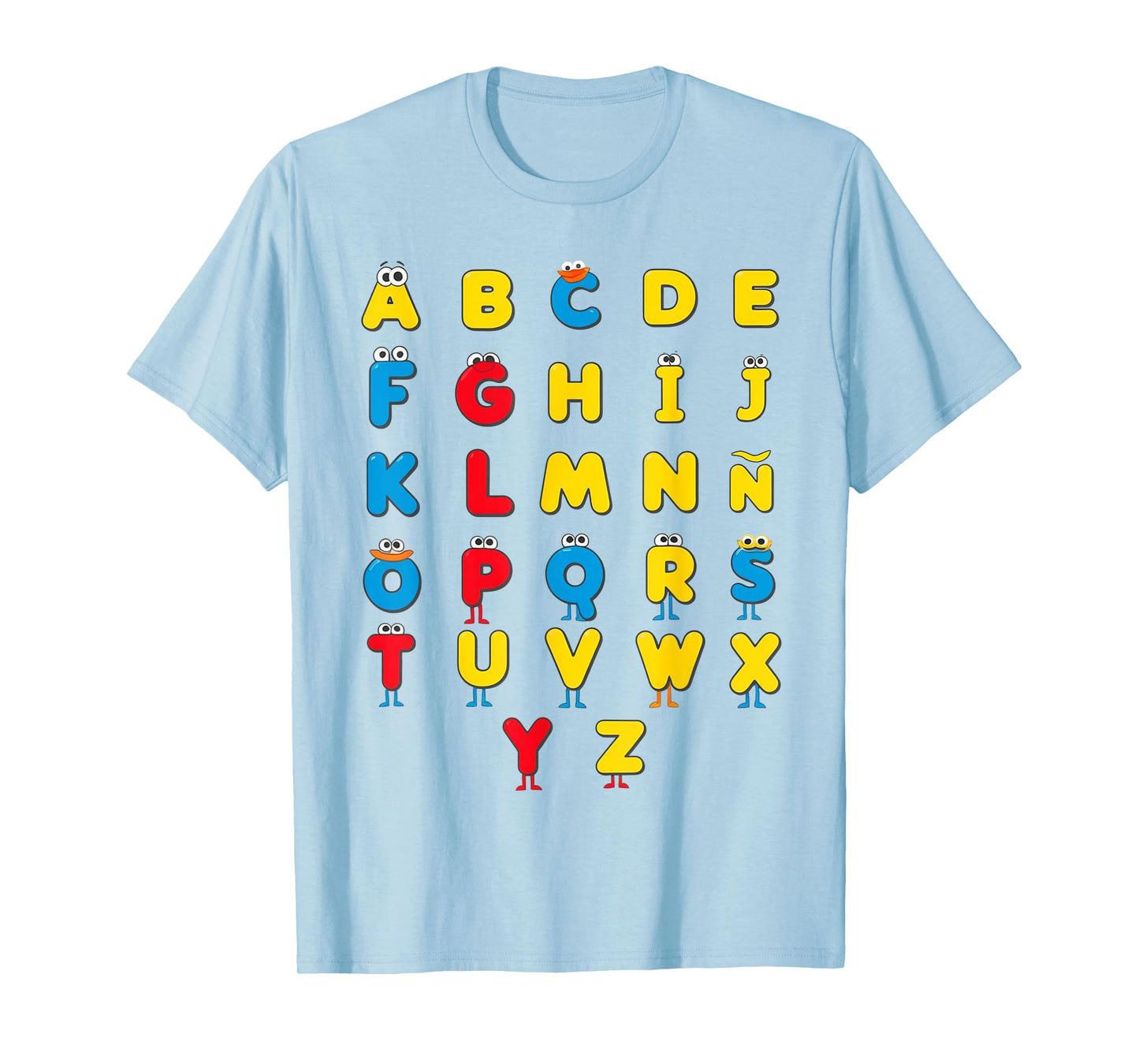 A to Z Funny Spanish Alphabet Children's T-Shirt T-Shirt
