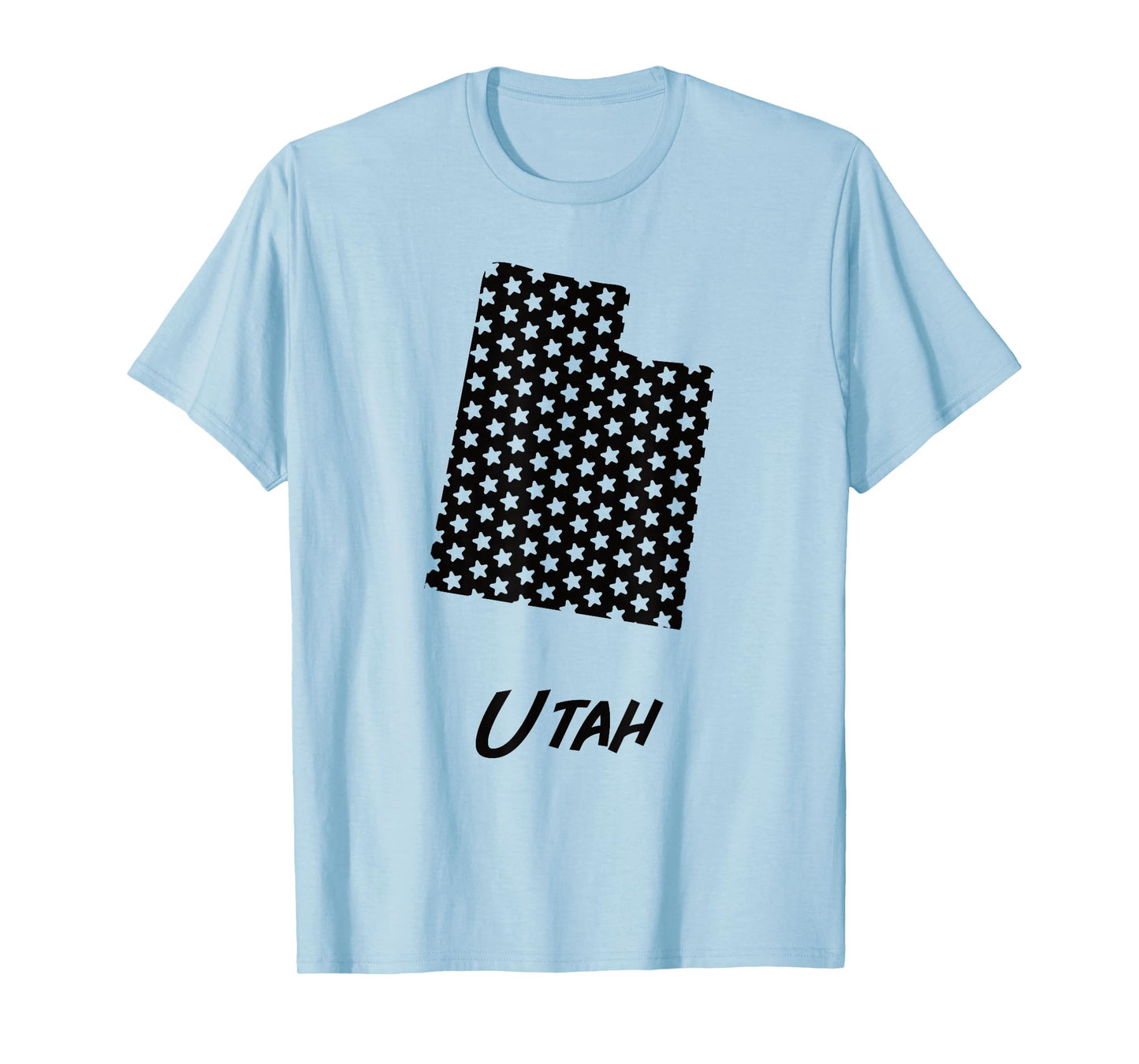 Utah USA State Outline Stars Vintage Retro Design T-Shirt