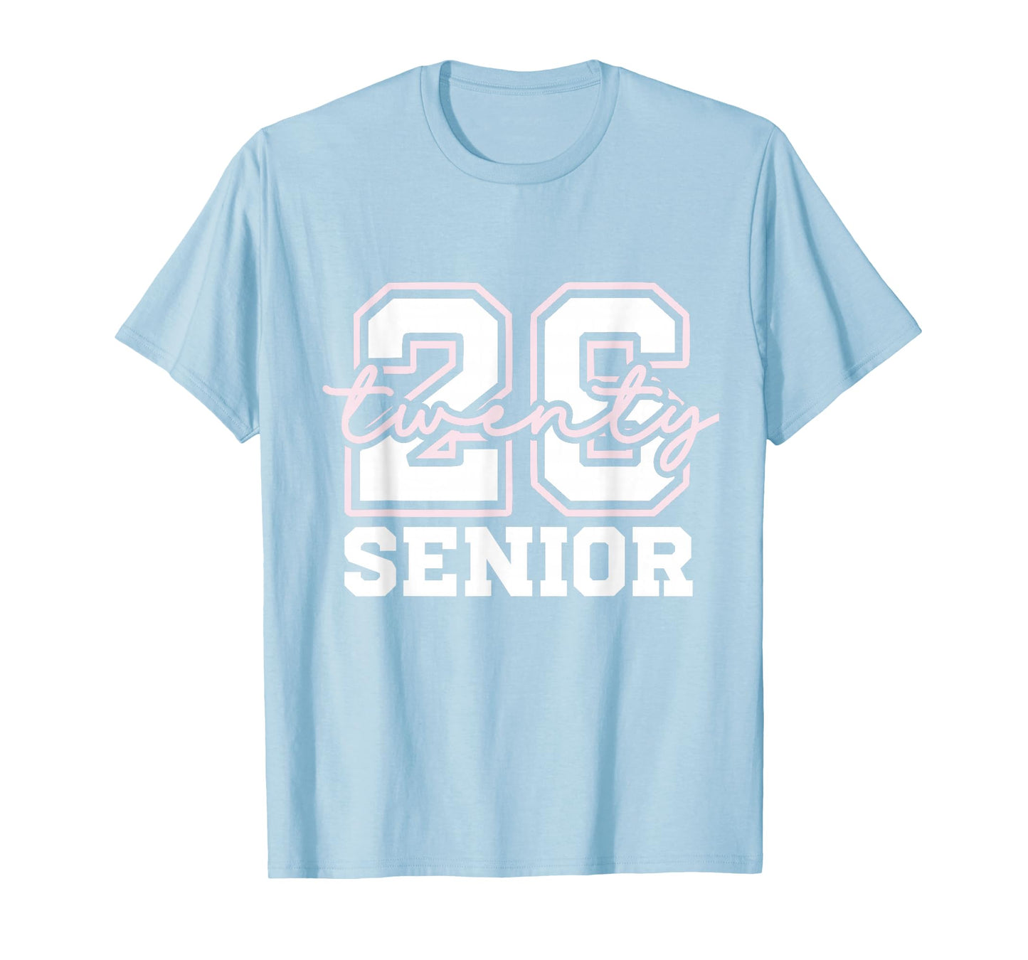 Pink Class of 2026 Girls Senior School Graduate Seniors T-Shirt