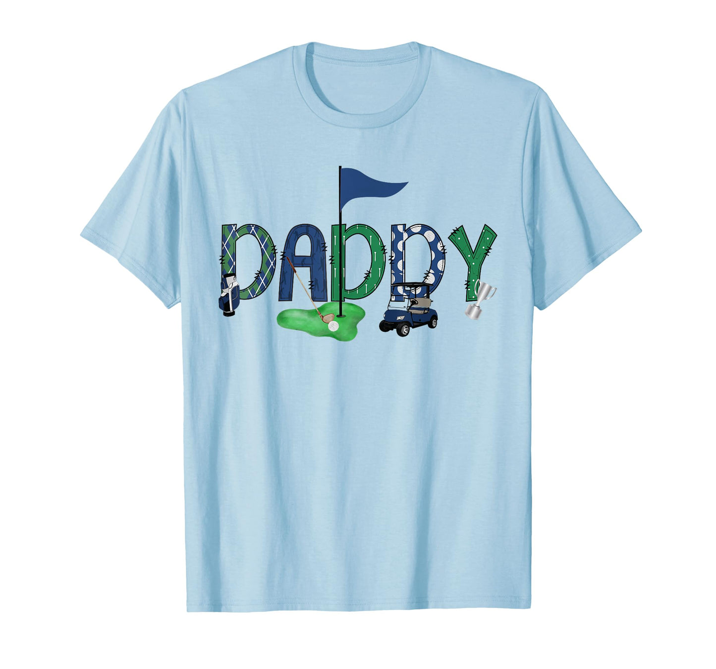 Daddy Of The Birthday Boy Hole in One Golf Sport Matching T-Shirt