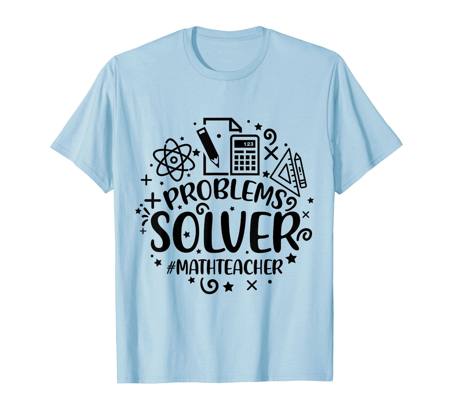 Problem Solver Math Teacher Funny School Teacher T-Shirt
