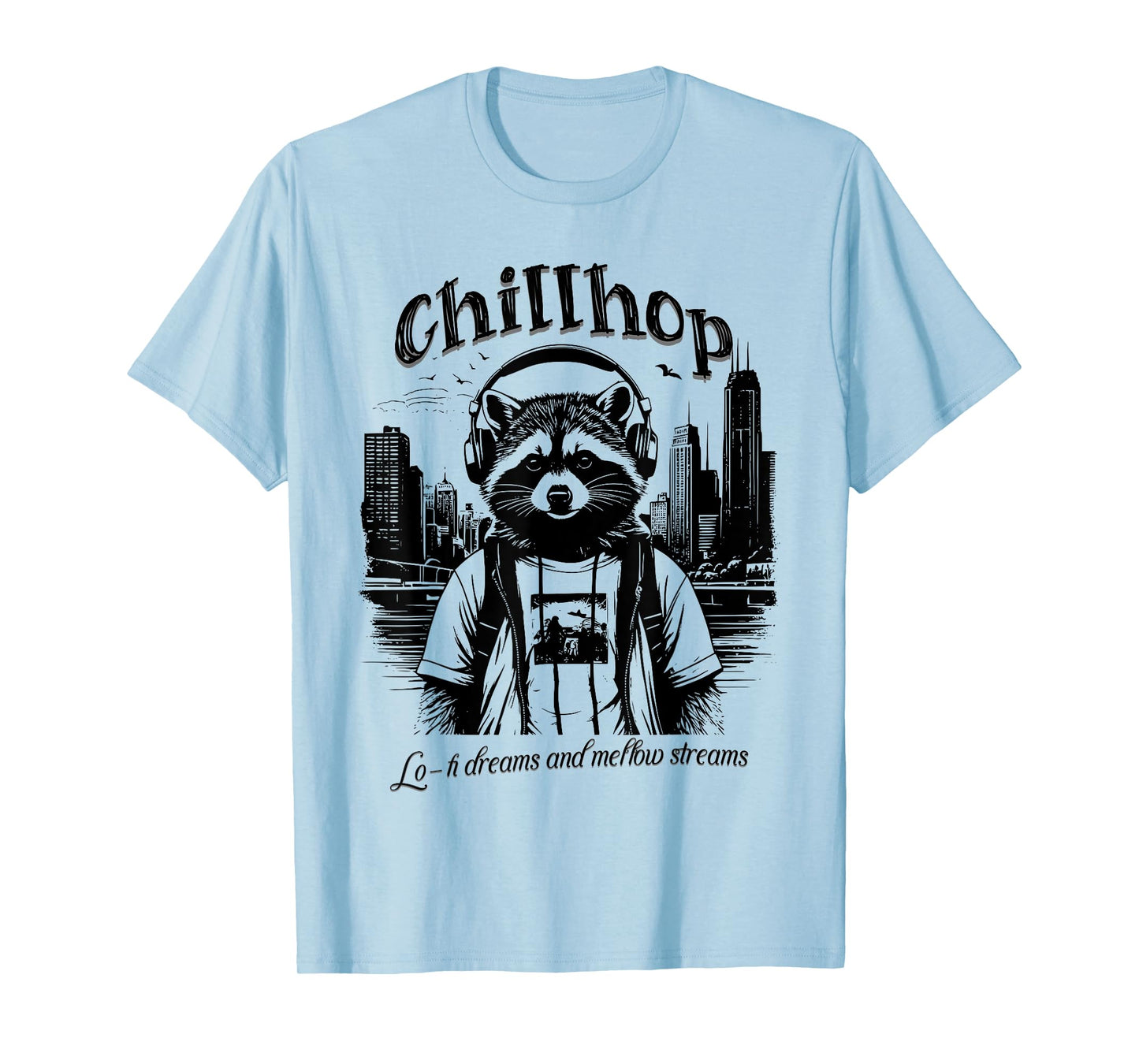 Chillhop Lo-fi Dreams and Mellow Streams T-Shirt
