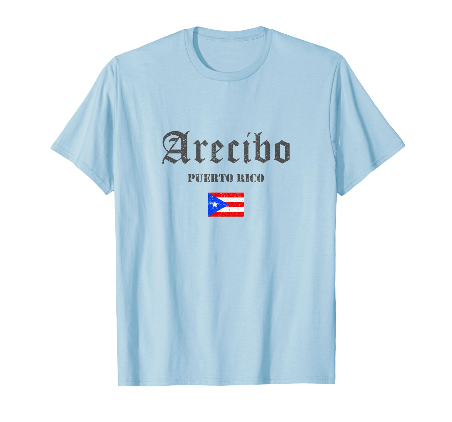 Vintage Adjuntas Puerto Rico Flag Pride Home Root Travel T-Shirt