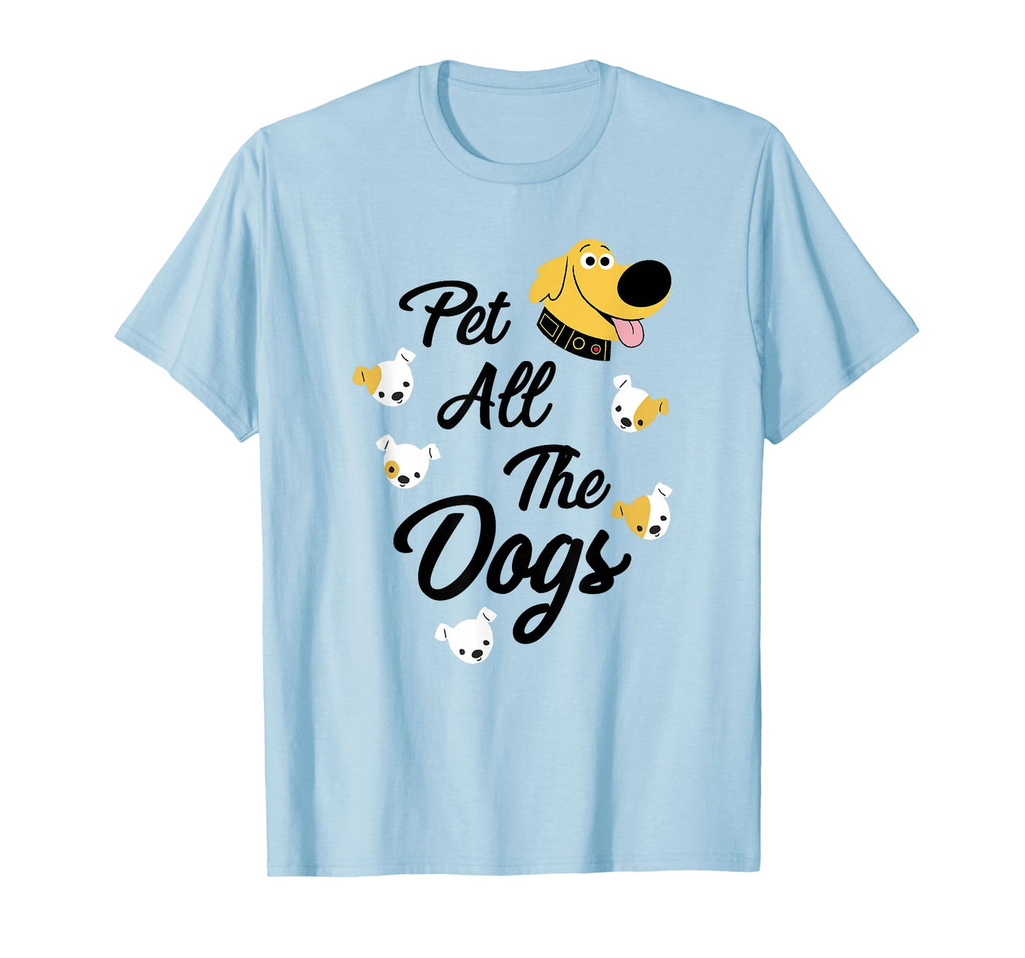 Disney Pixar UP Dug I Pet All The Dogs T-Shirt