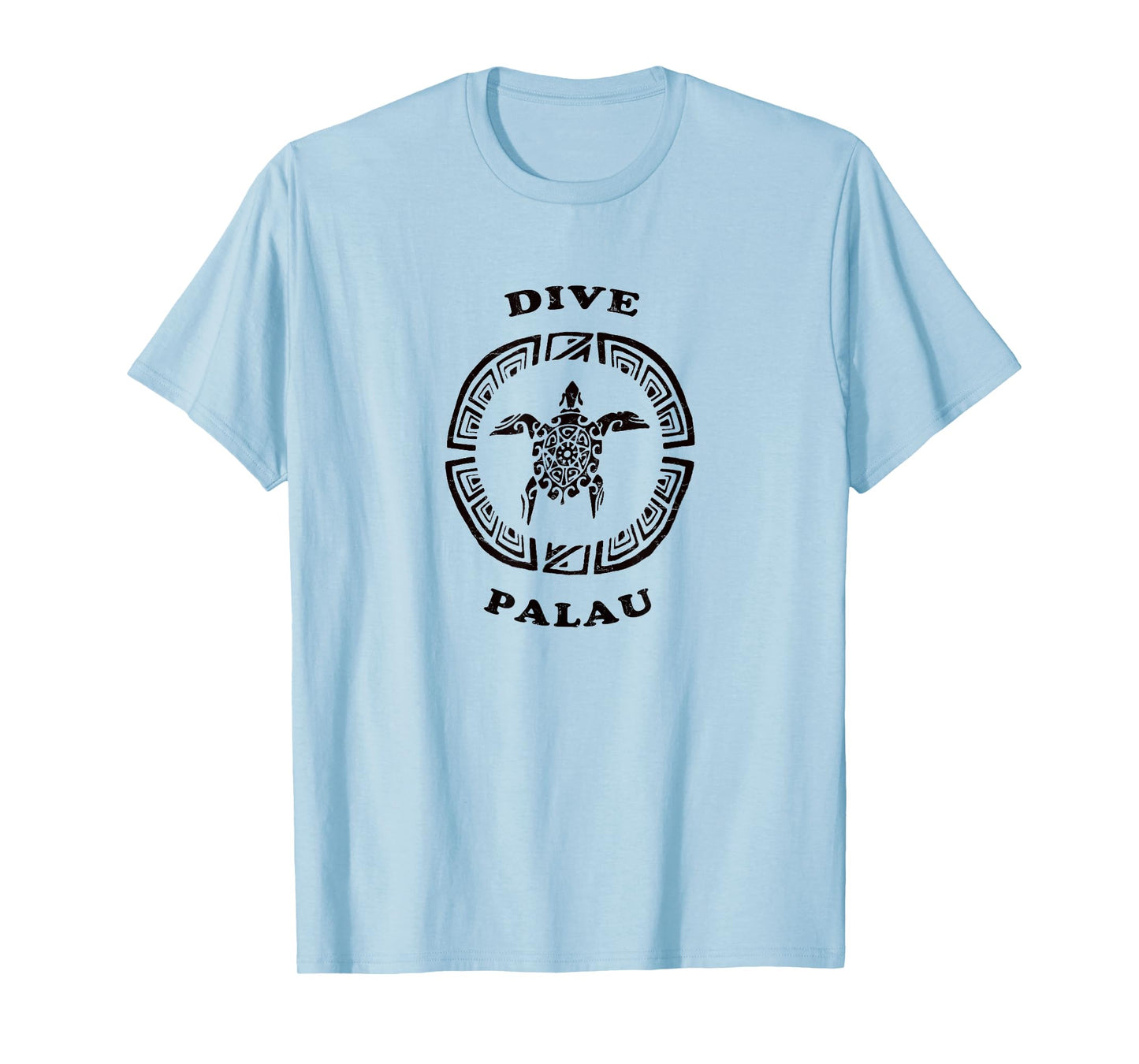 Dive Palau TShirt Vintage Tribal Turtle Vacation Gift TShirt T-Shirt