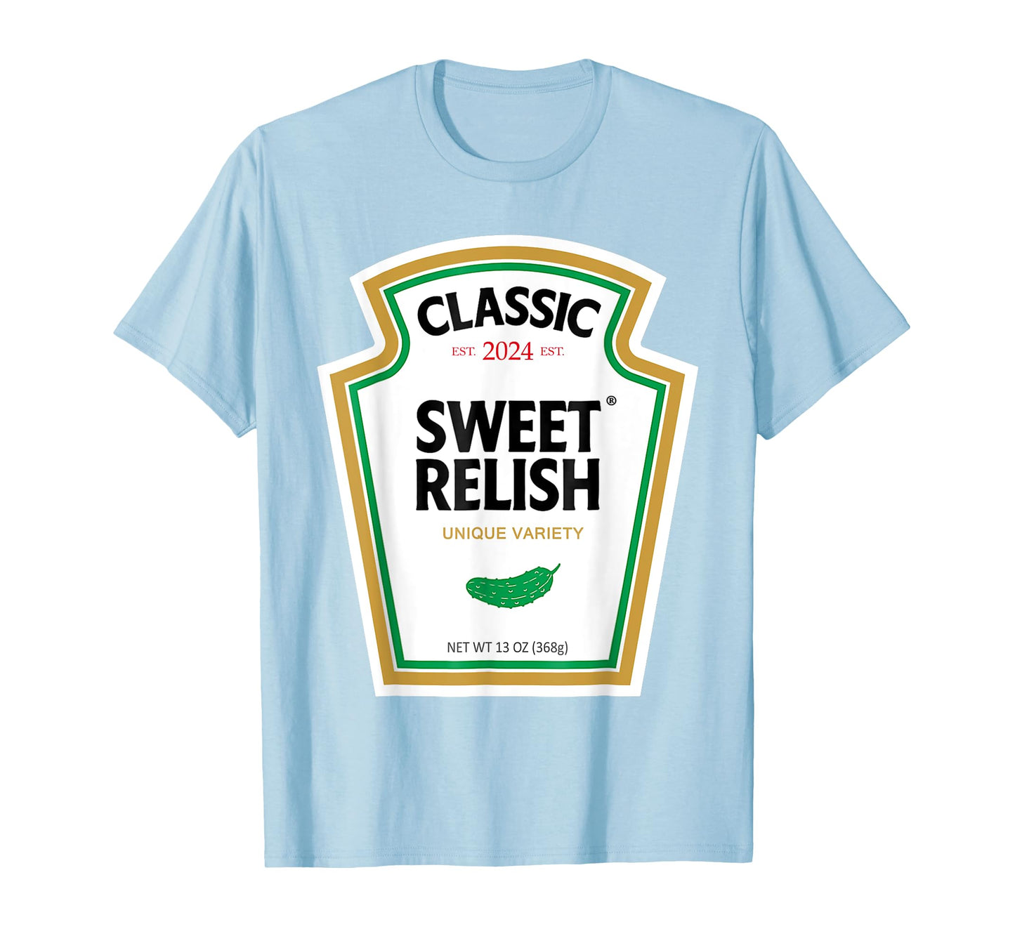 Sweet Relish DIY Halloween Tshirt Condiment Green Pickle T-Shirt