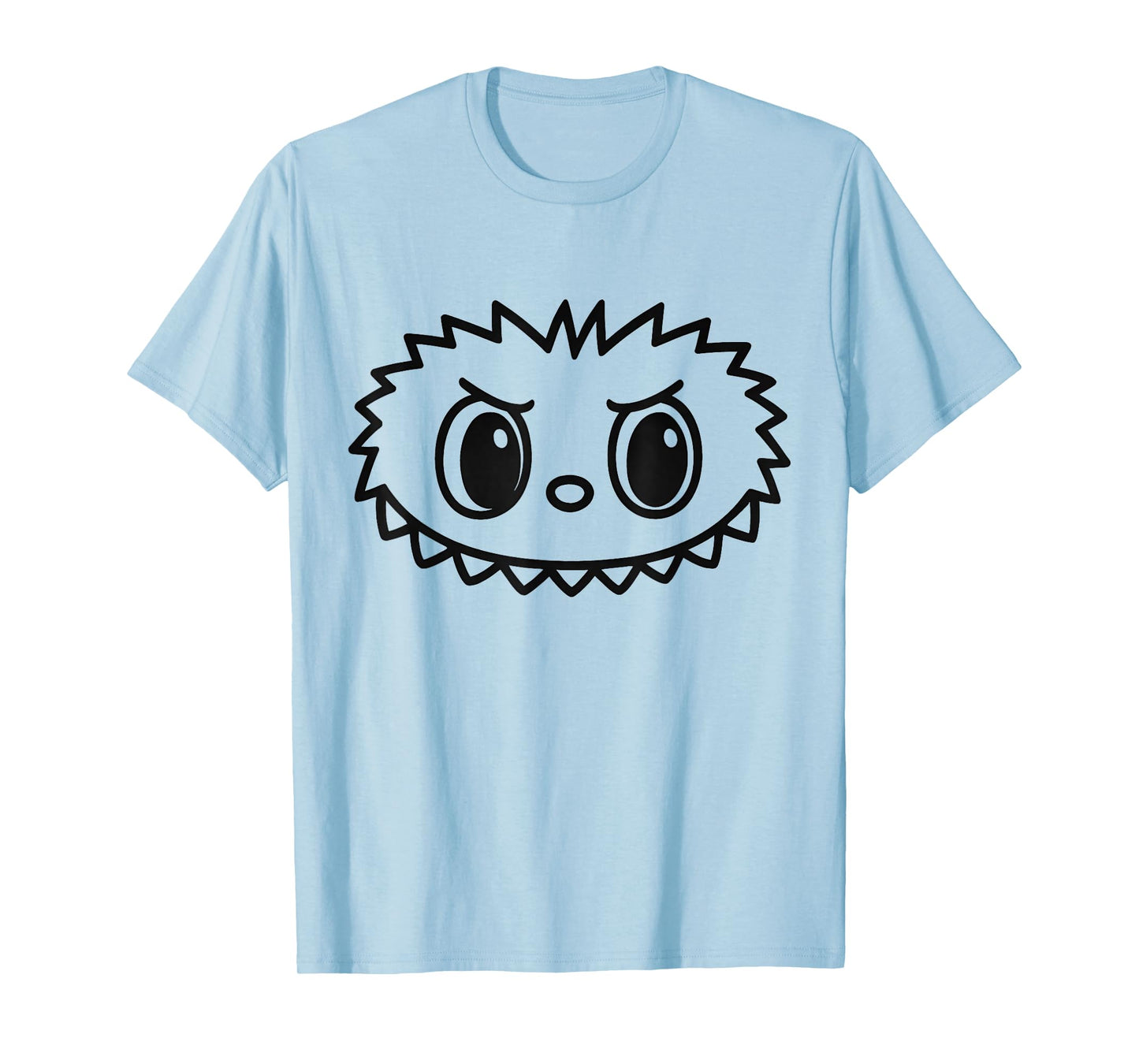 Monster Doll Face Halloween Angry Kawaii for Spooky Season T-Shirt