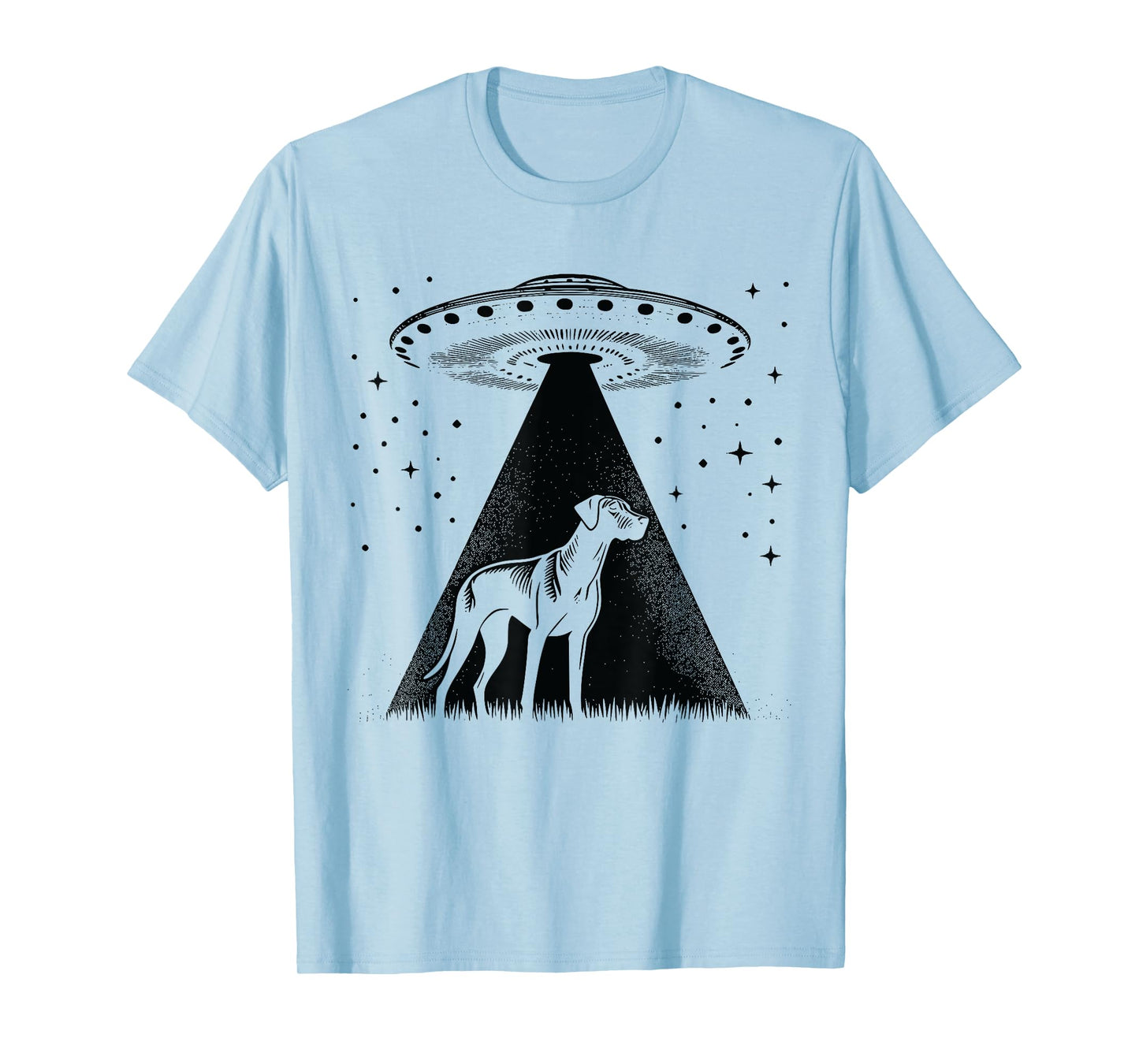 Rhodesian Ridgeback Mom Dad Dog - Funny Alien UFO T-Shirt