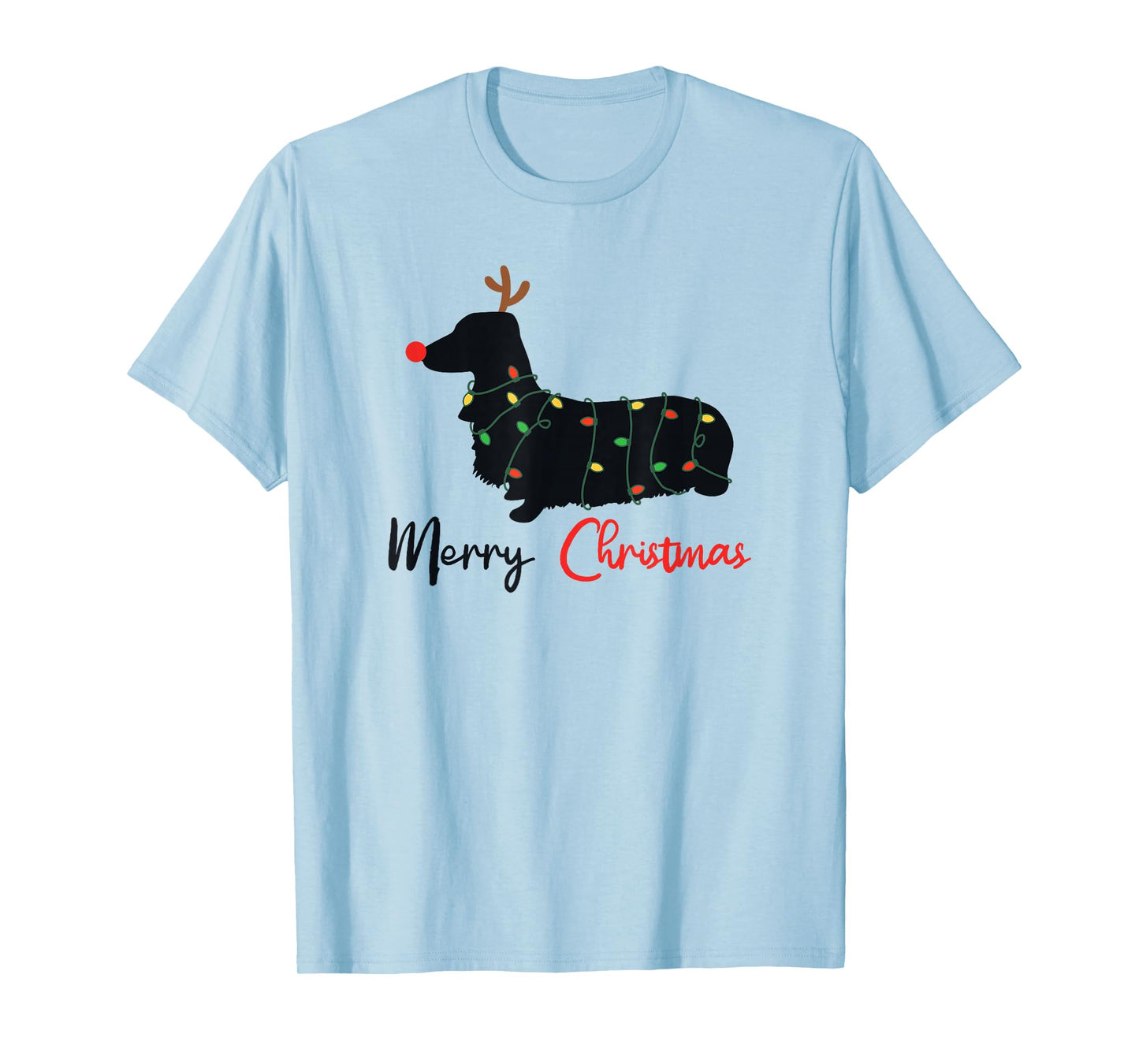 Dachshund Merry Christmas Winter Dogs Christmas T-Shirt