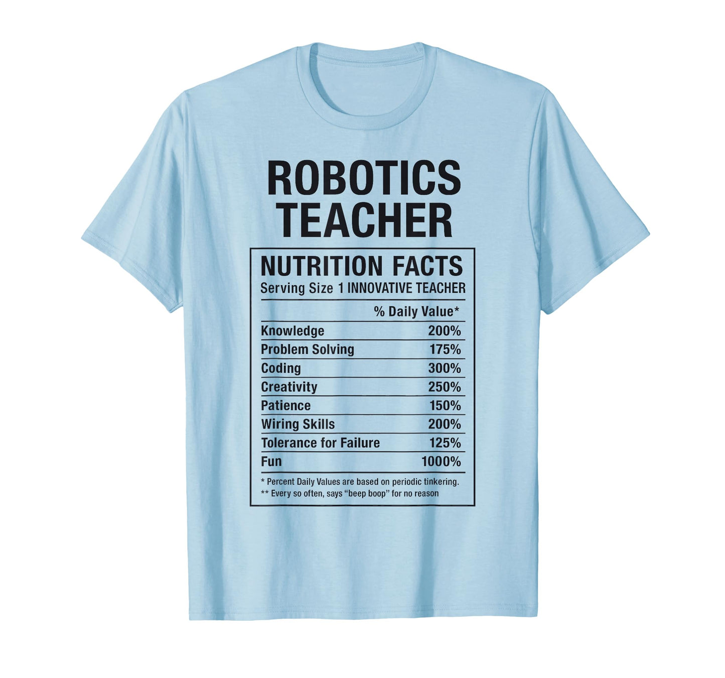 Robotics Teacher Facts T-Shirt