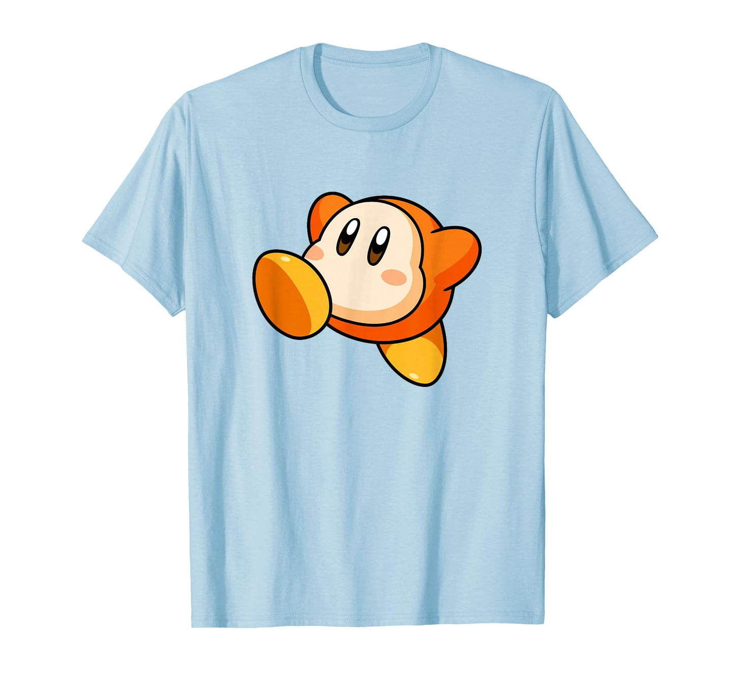 Kirby Cute Waddle Dee Jumping Around Big Nintendo Icon T-Shirt