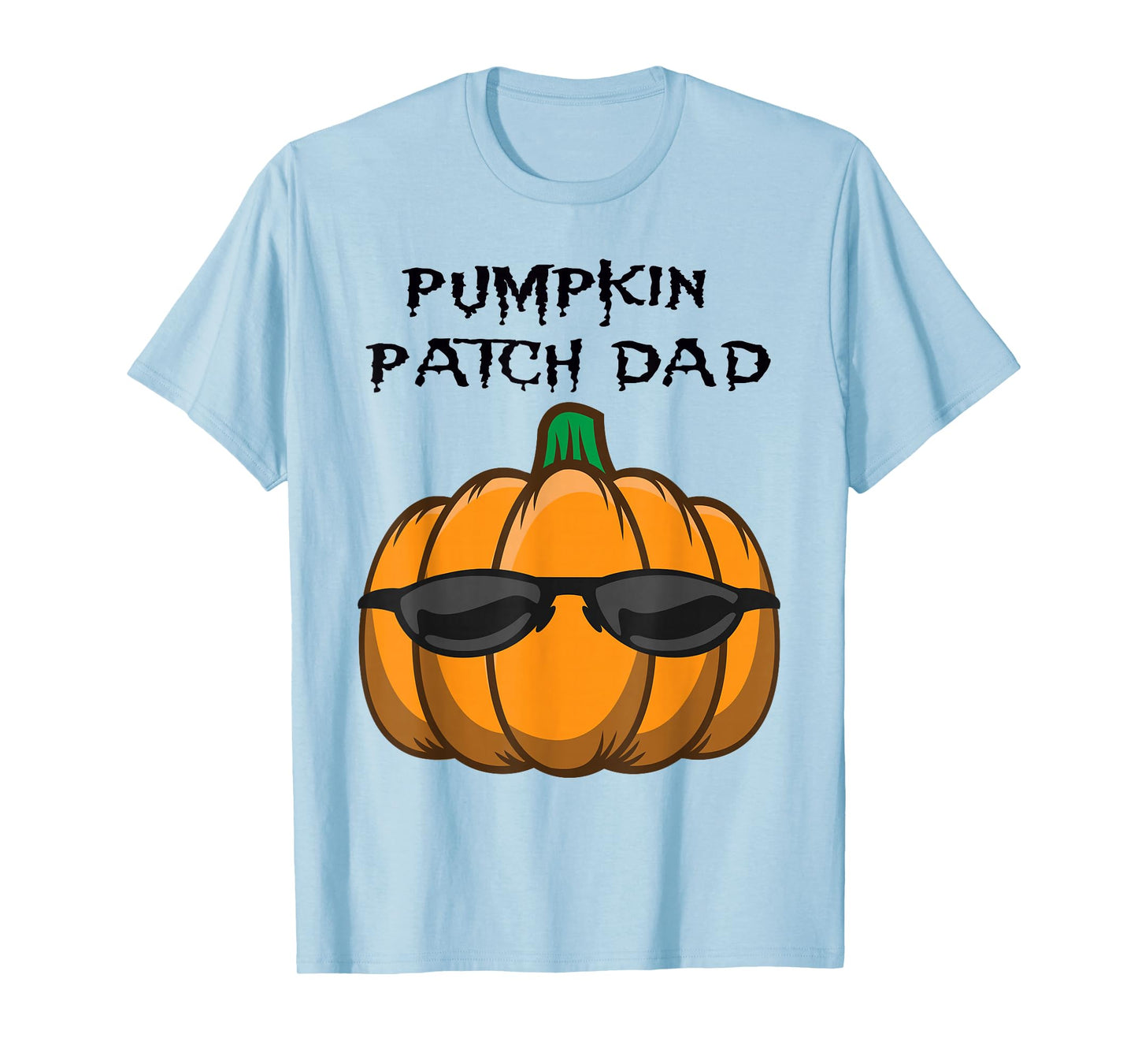Pumpkin Patch Dad Halloween Outfit Funny Jack O Lantern T-Shirt
