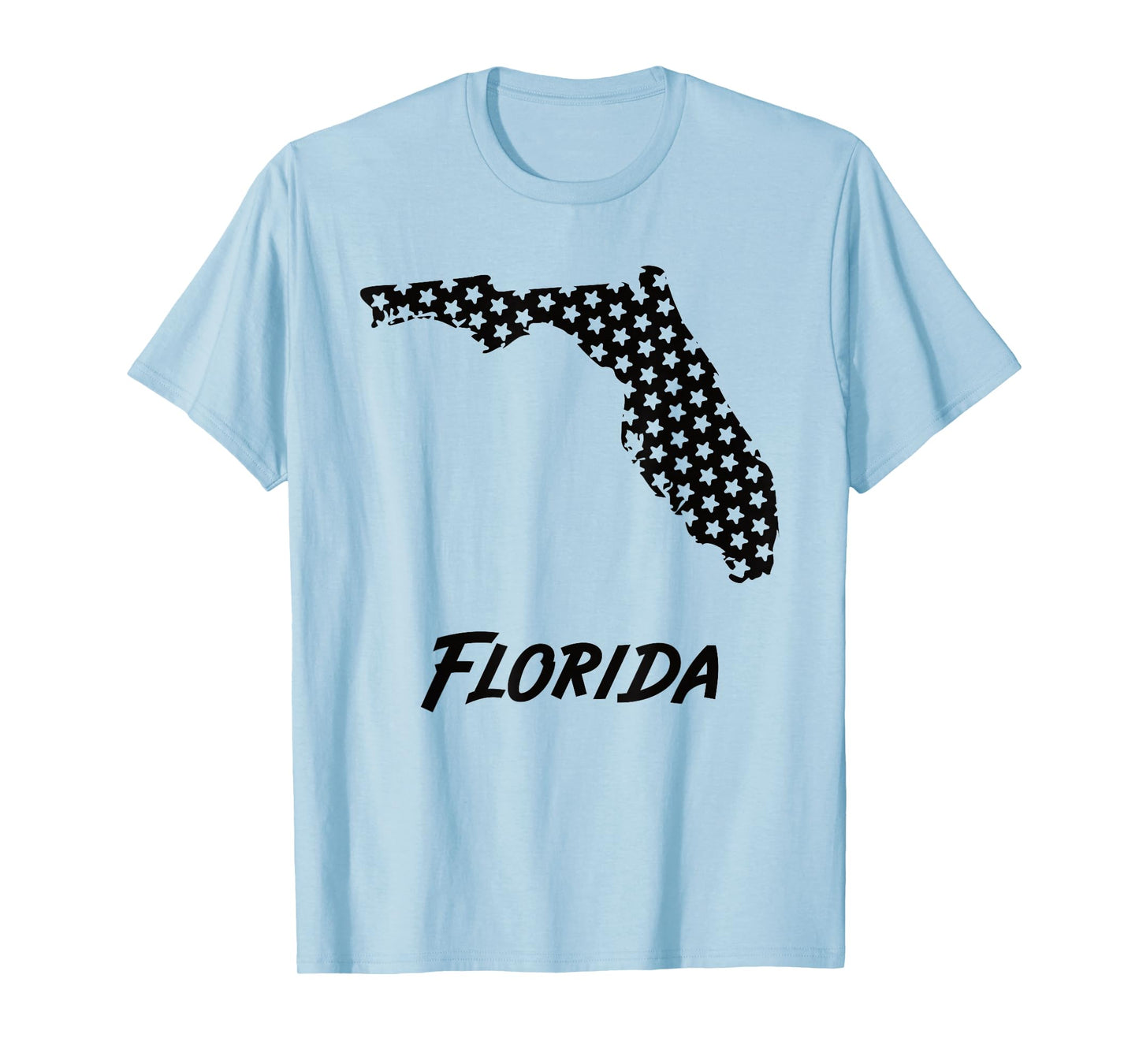 Florida USA State Outline Stars Vintage Retro Design T-Shirt