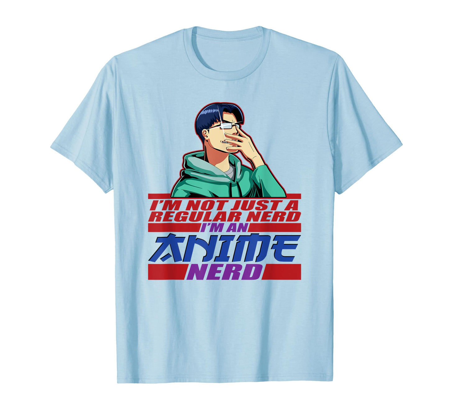 Anime, Men Boys, I'm An Anime Nerd, Manga, Kawaii Funny T-Shirt