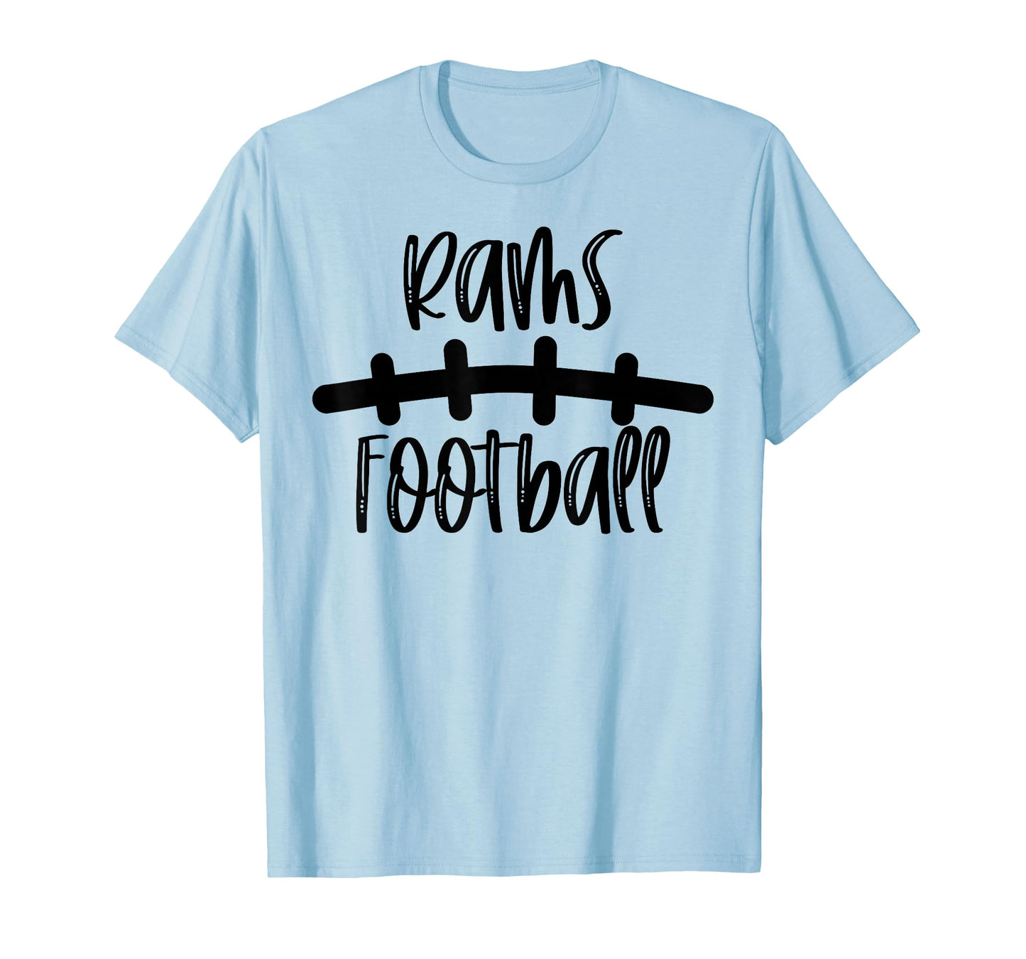 Rams Football School Spirit Team Mascot Game Night T-Shirt