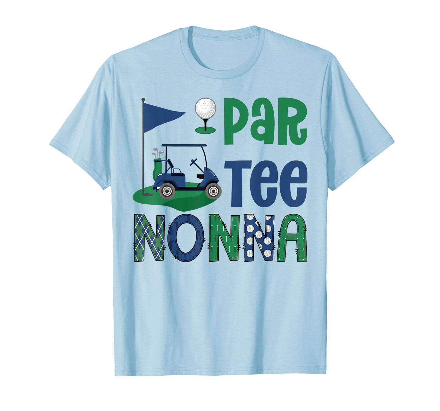 Par-Tee Nonna Golf Lover Birthday Party Family Matching T-Shirt